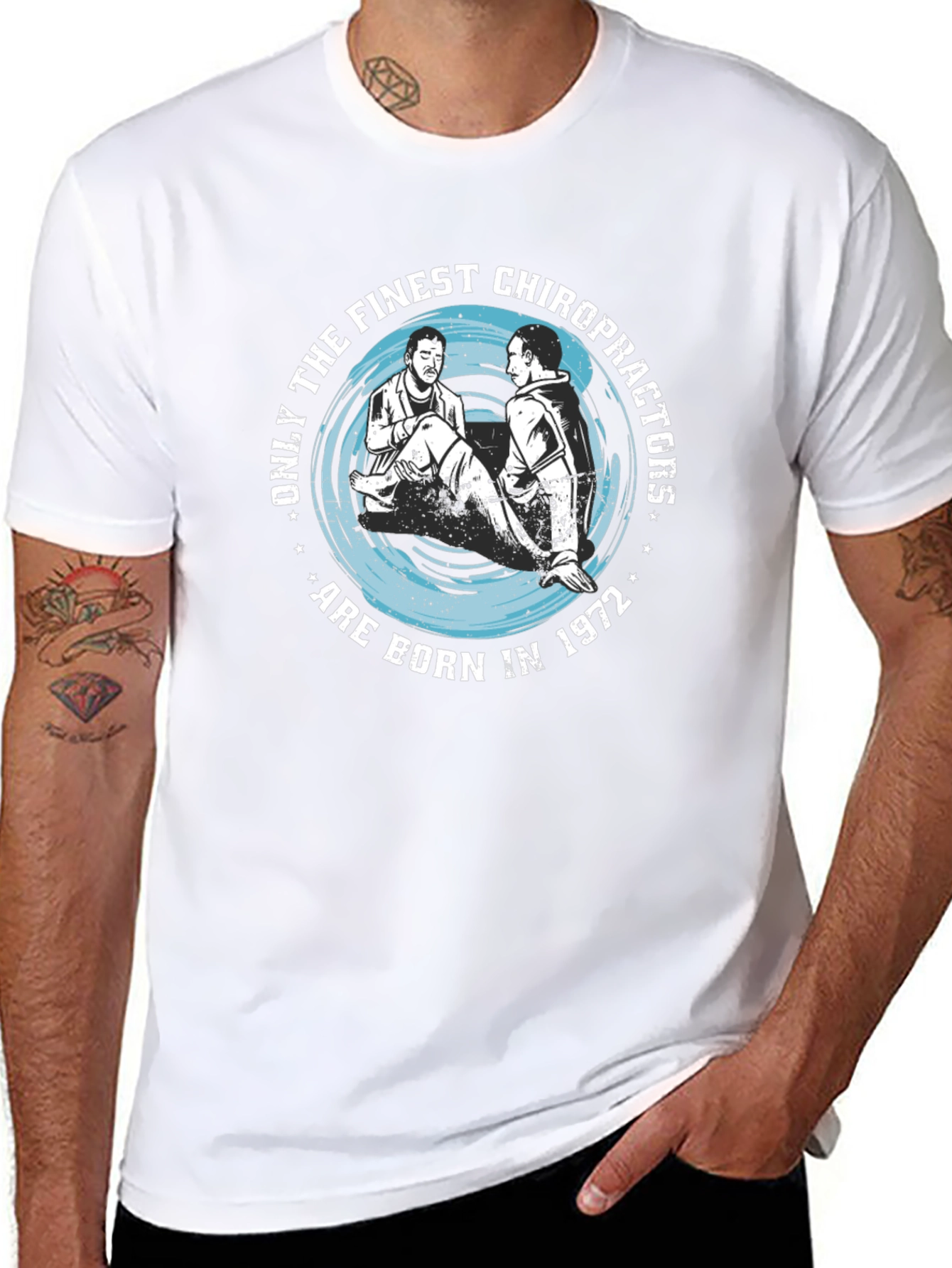 Finest Chiropractors Born in 1972 T-Shirt
