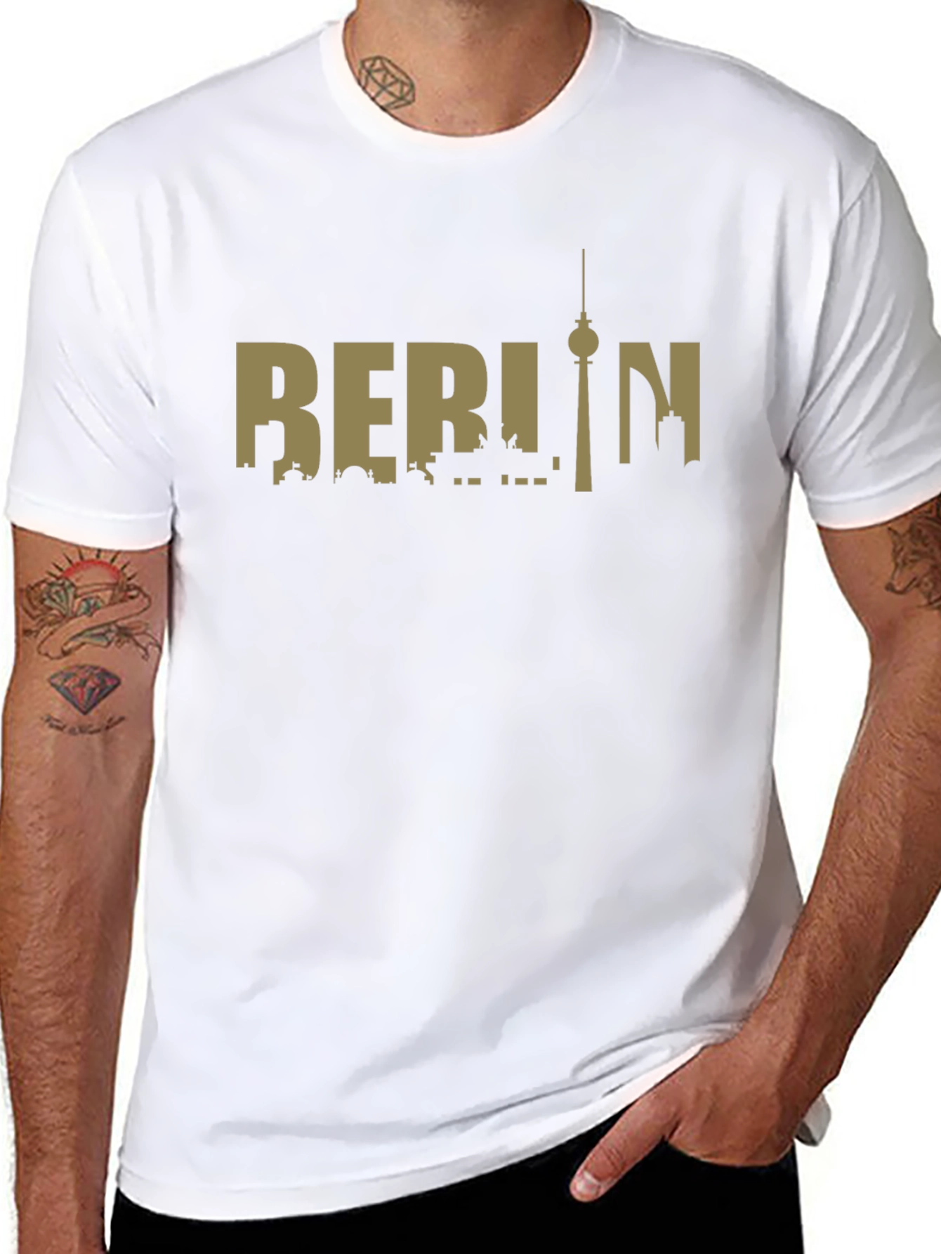 Berlin Skyline T-Shirt - Cityscape Souvenir