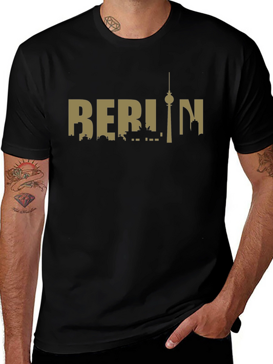 Berlin Skyline T-Shirt - Cityscape Souvenir