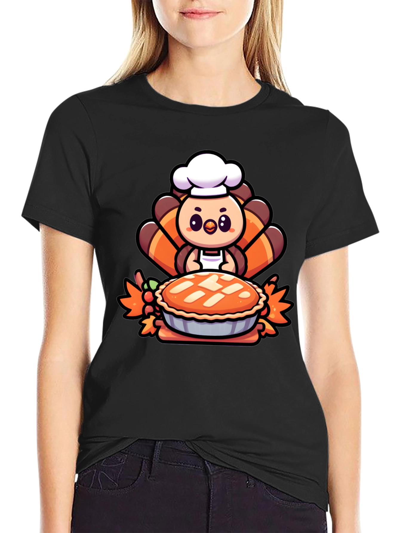 Turkey Chef Pie T-Shirt