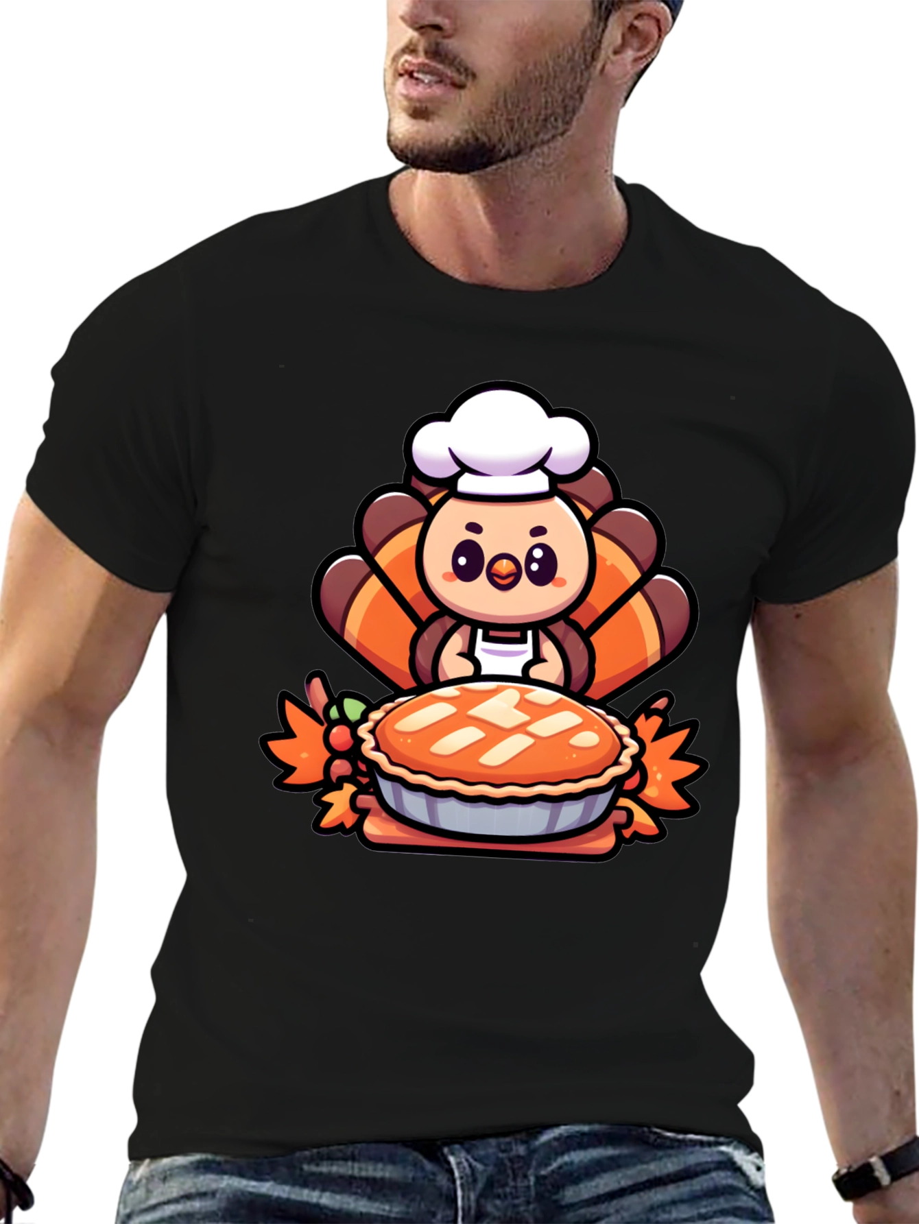 Turkey Chef Pie T-Shirt