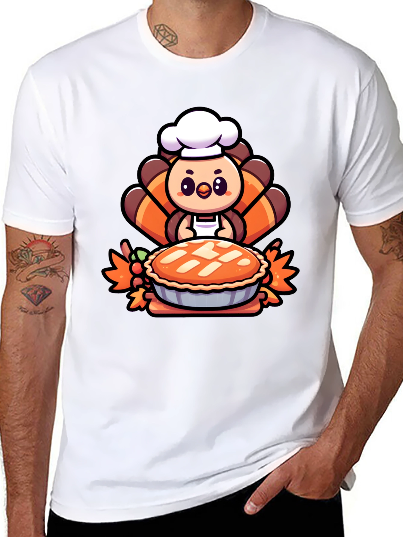 Turkey Chef Pie T-Shirt