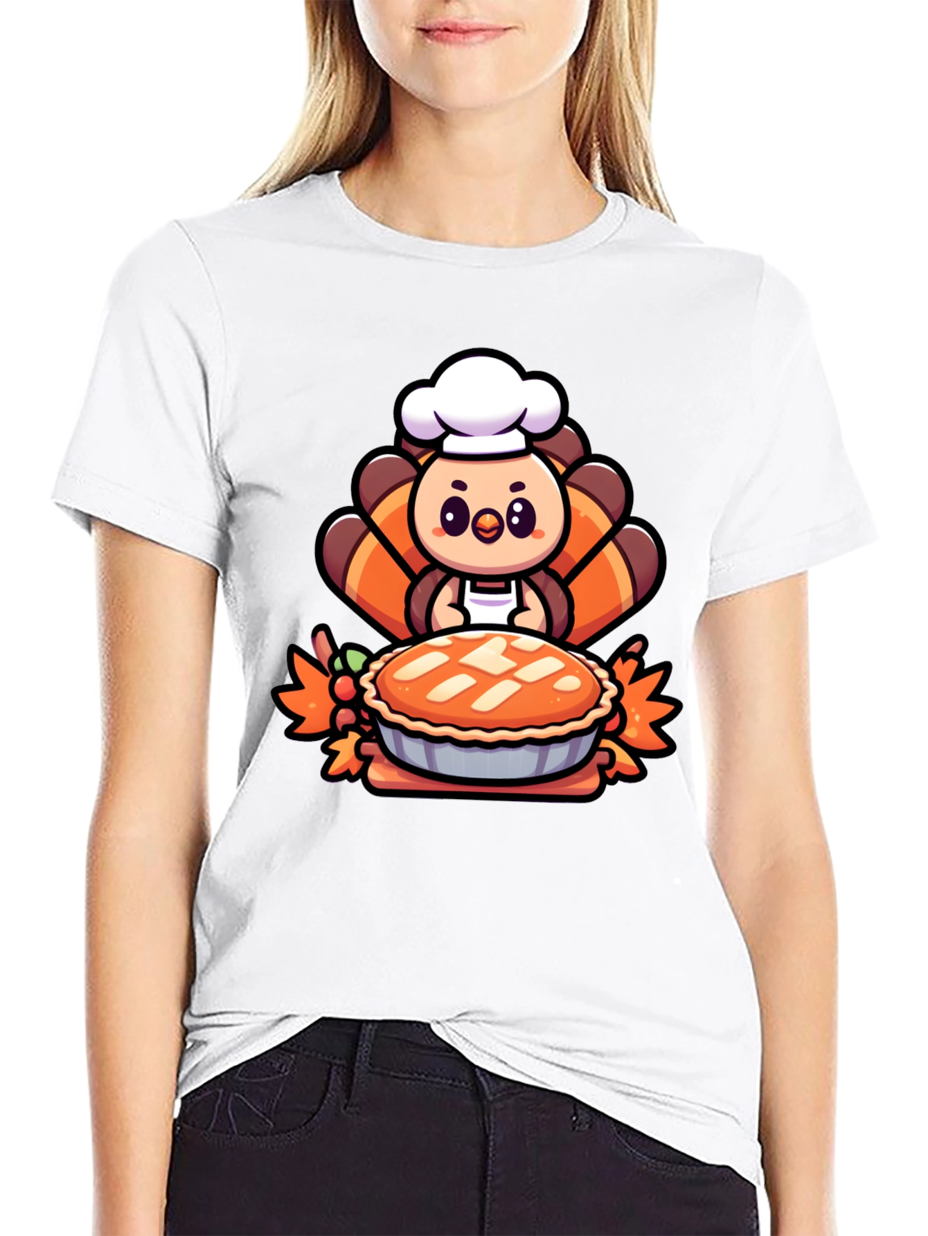 Turkey Chef Pie T-Shirt