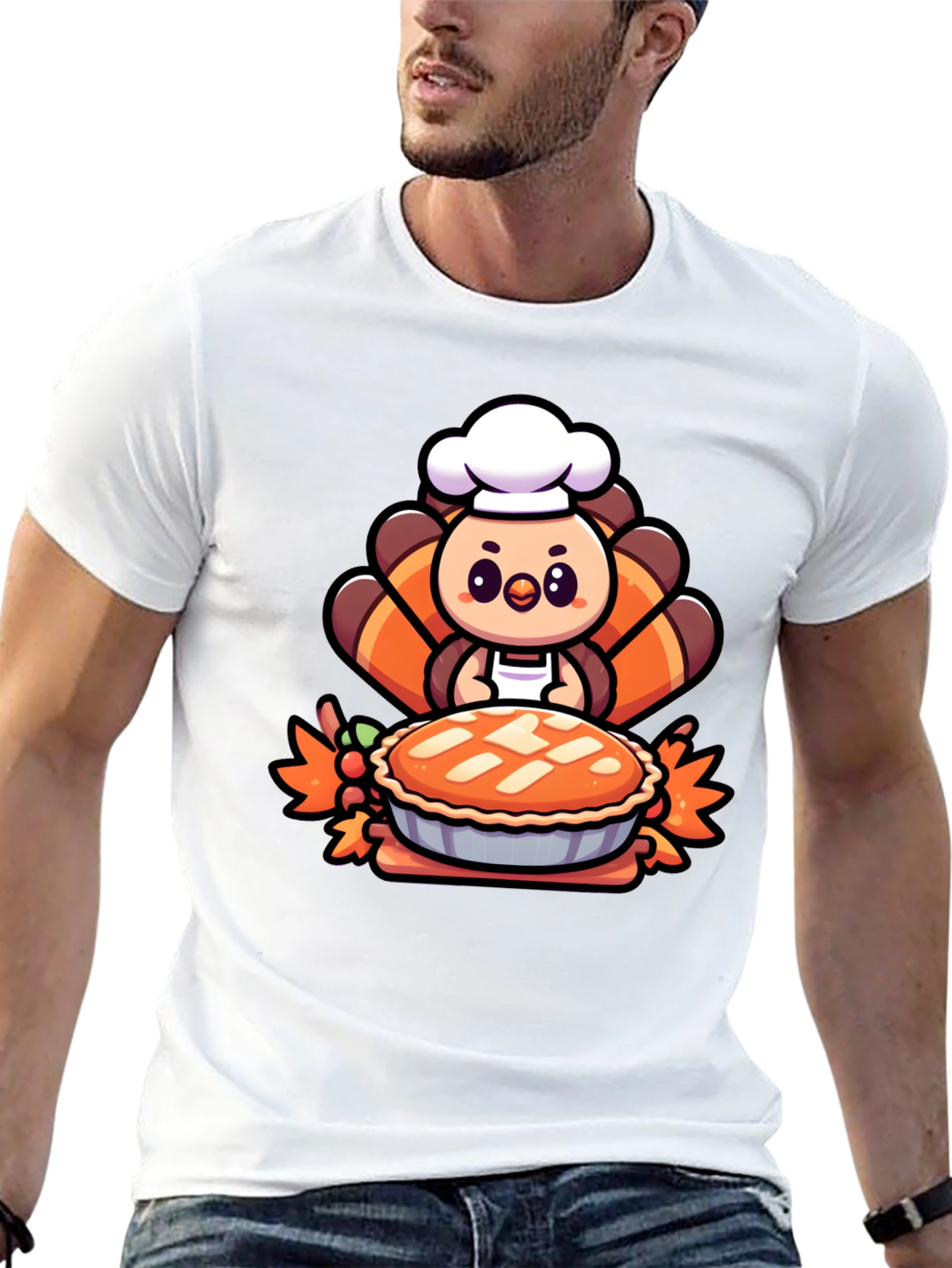 Turkey Chef Pie T-Shirt