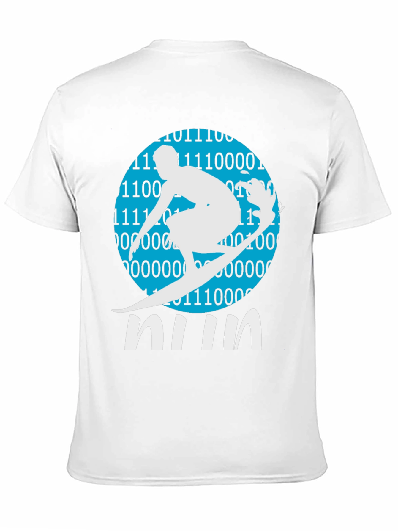 Binary Surfer Tee - Cool Graphic T-Shirt