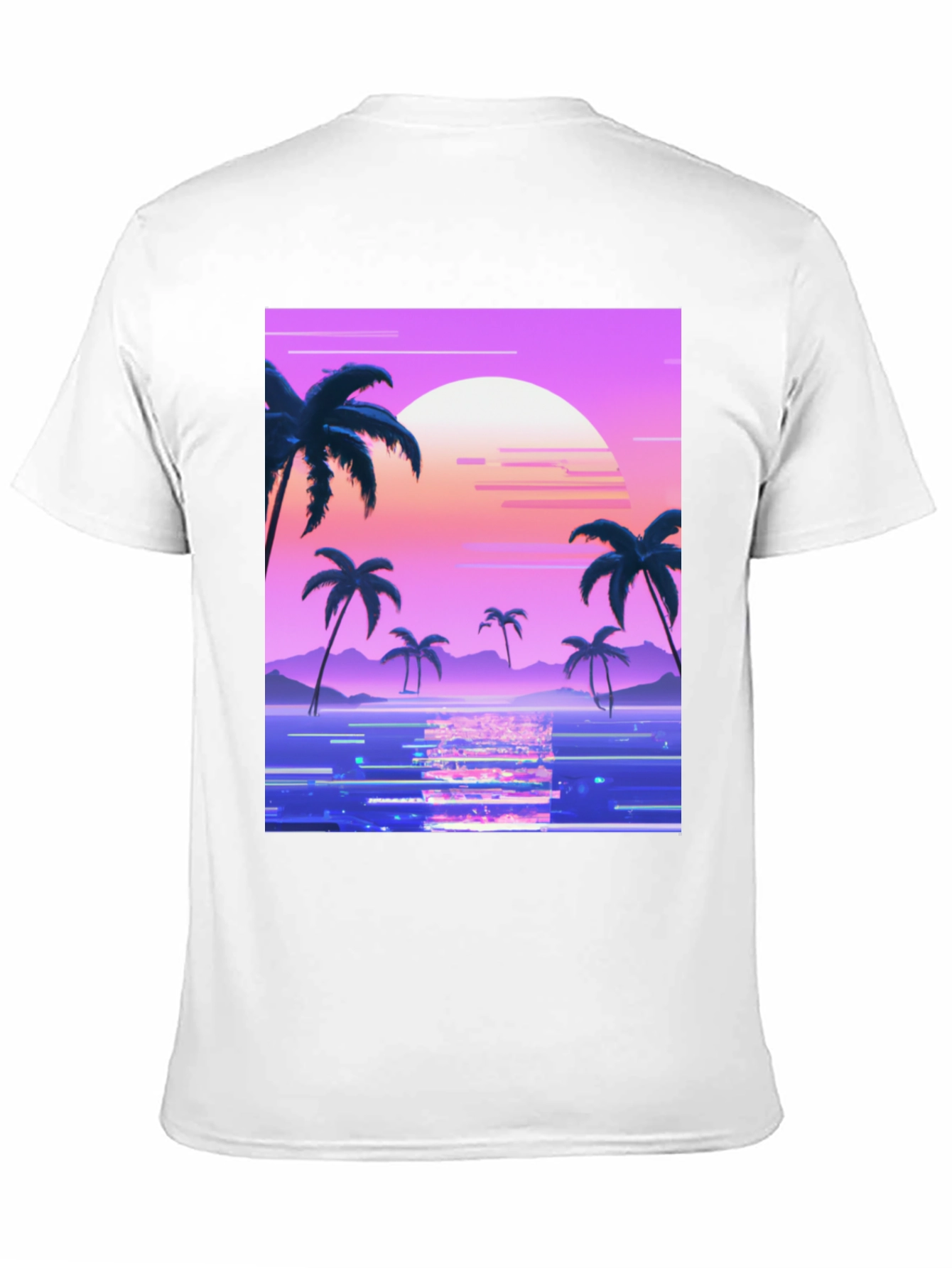 Vaporwave Sunset Graphic Tee