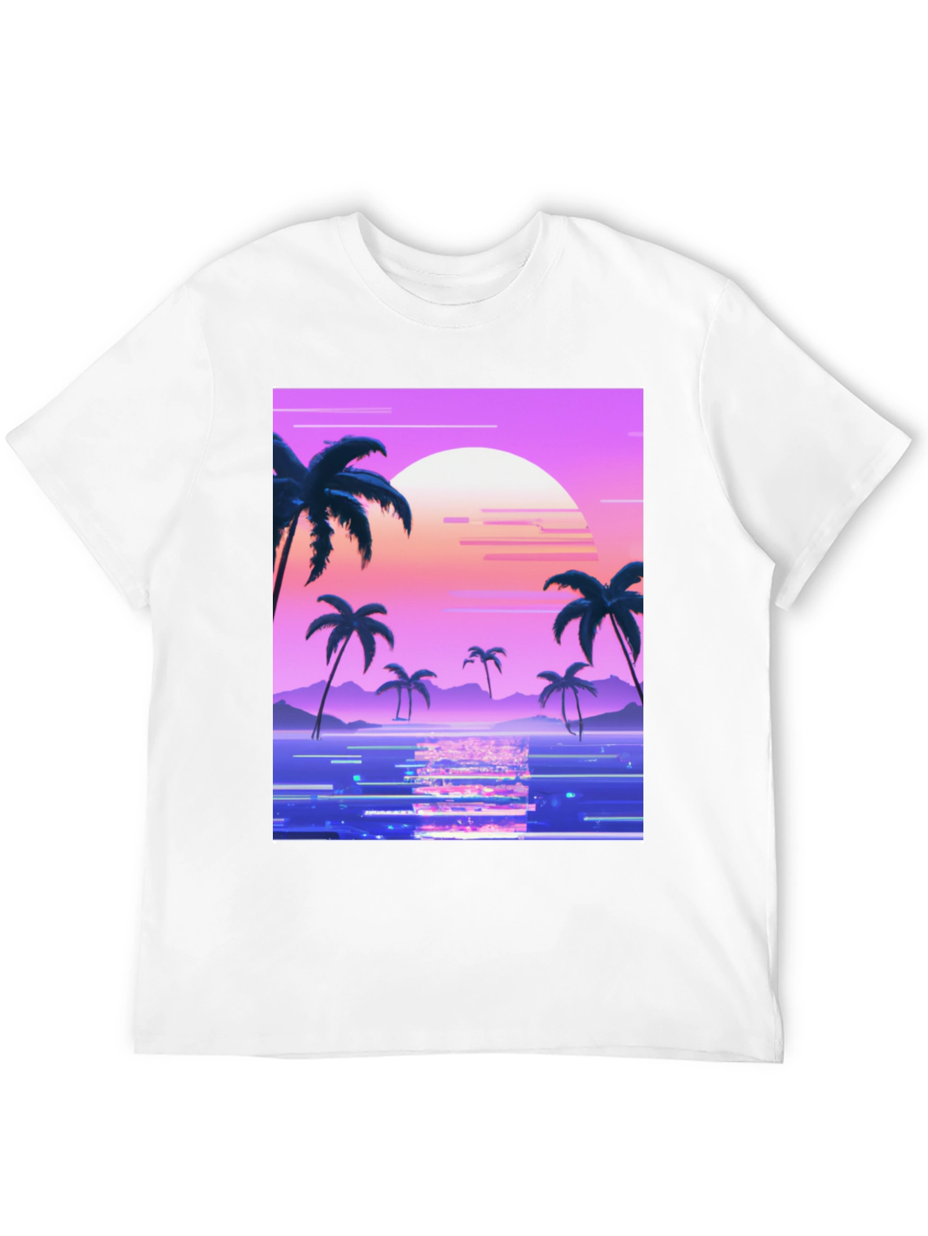 Vaporwave Sunset Graphic Tee