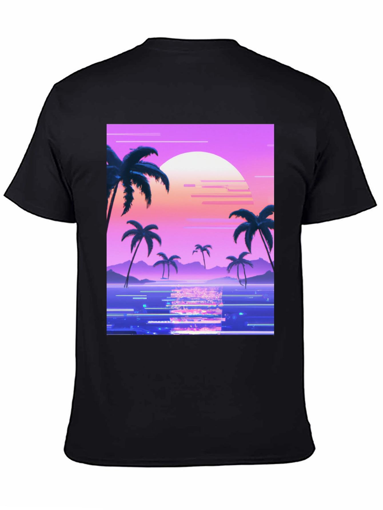 Vaporwave Sunset Graphic Tee