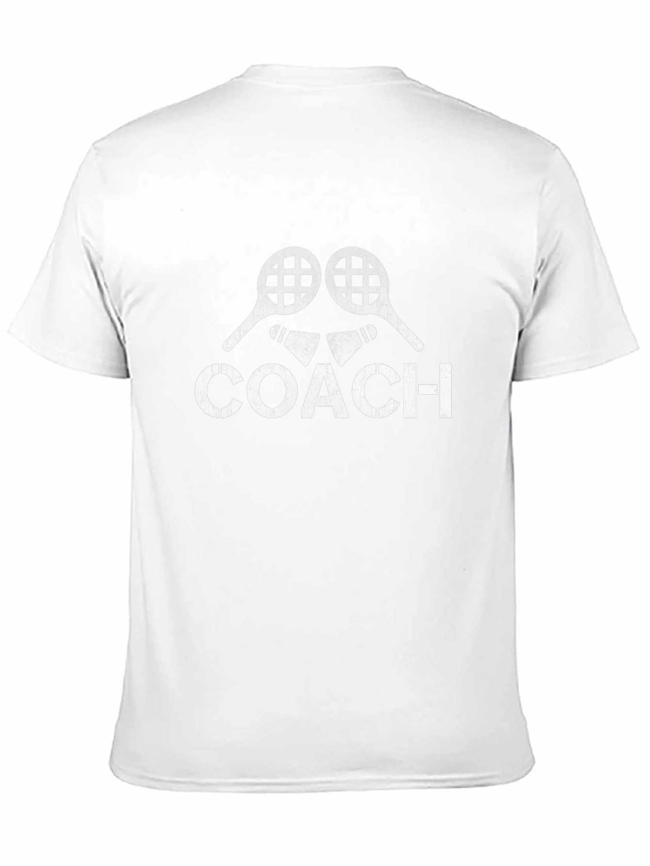 Tennis Coach Graphic T-Shirt - Black