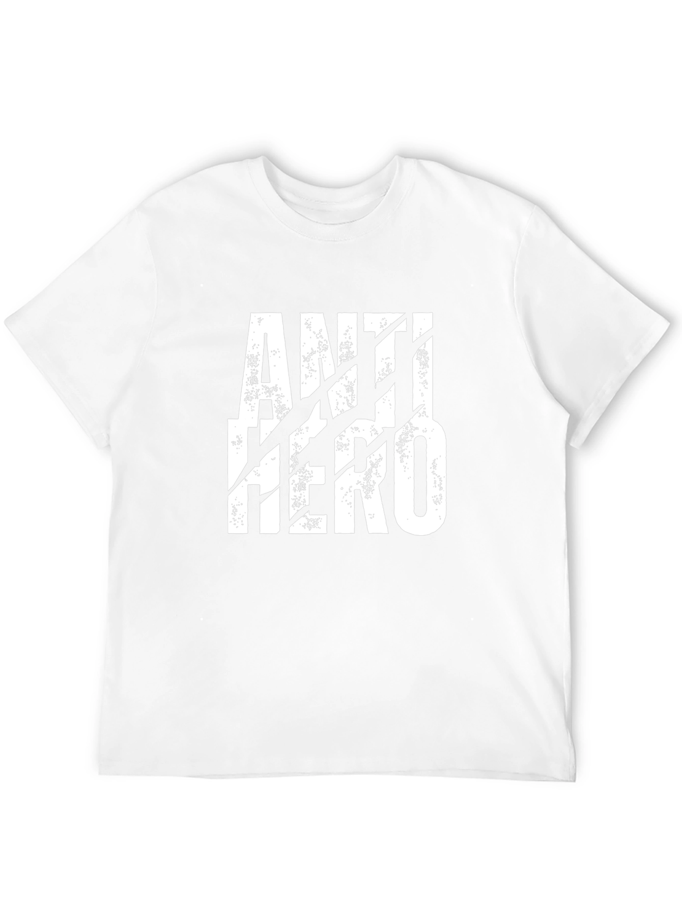 Anti-Hero Graphic Tee - Black Cotton T-Shirt