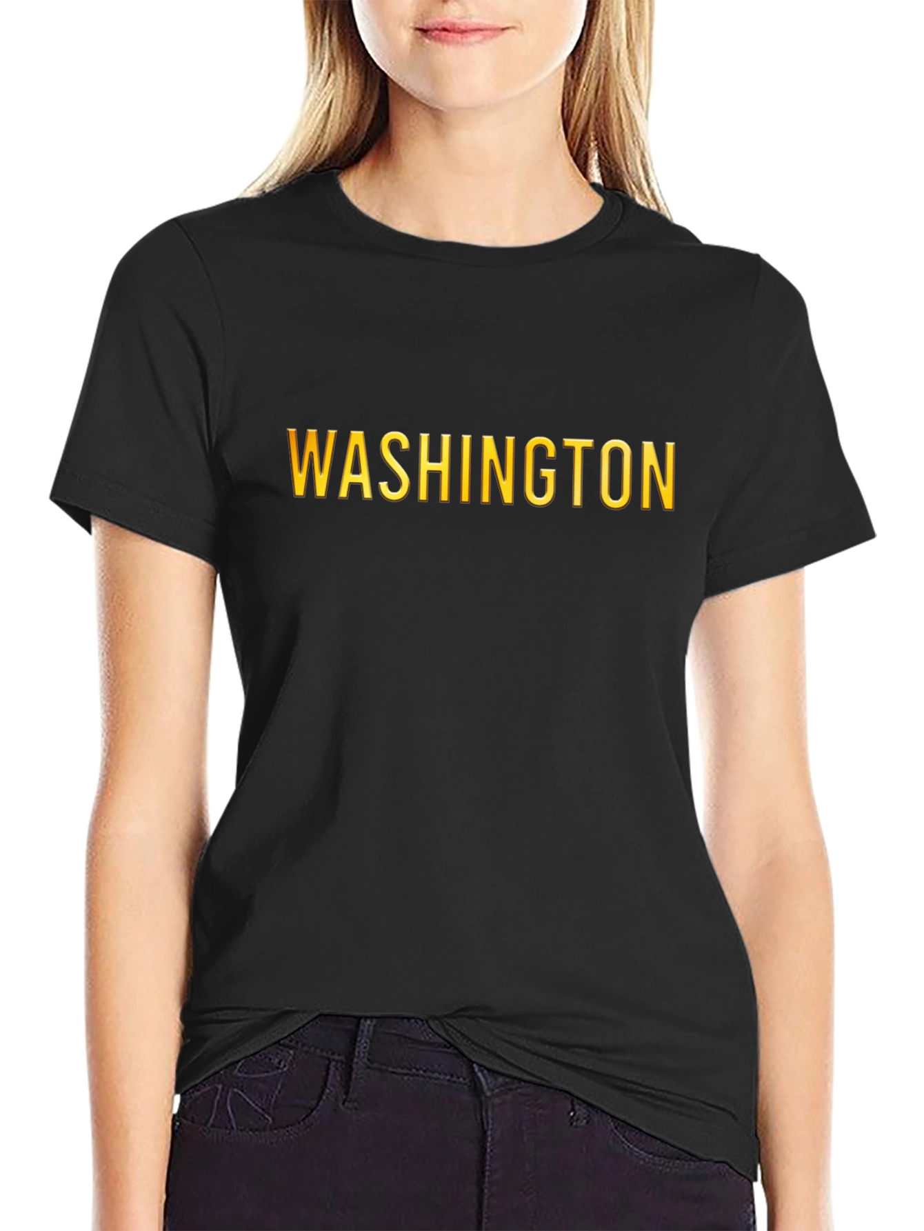 Washington Graphic Tee - Classic Black T-Shirt