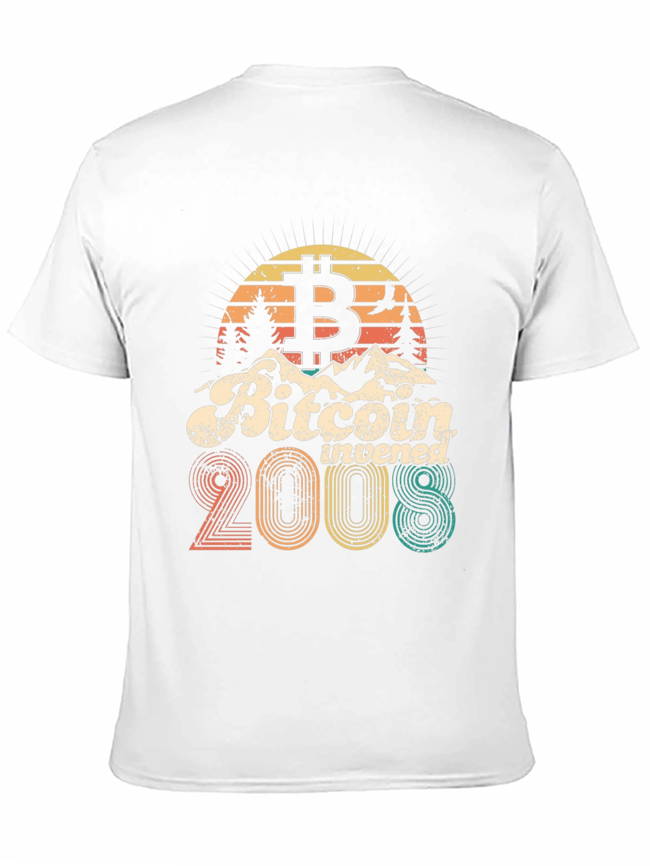 Bitcoin Invented 2008 T-Shirt - Crypto Tee