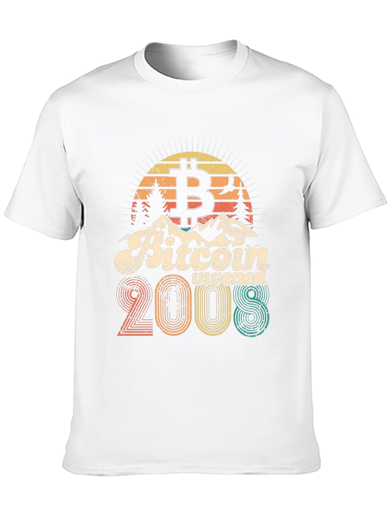 Bitcoin Invented 2008 T-Shirt - Crypto Tee