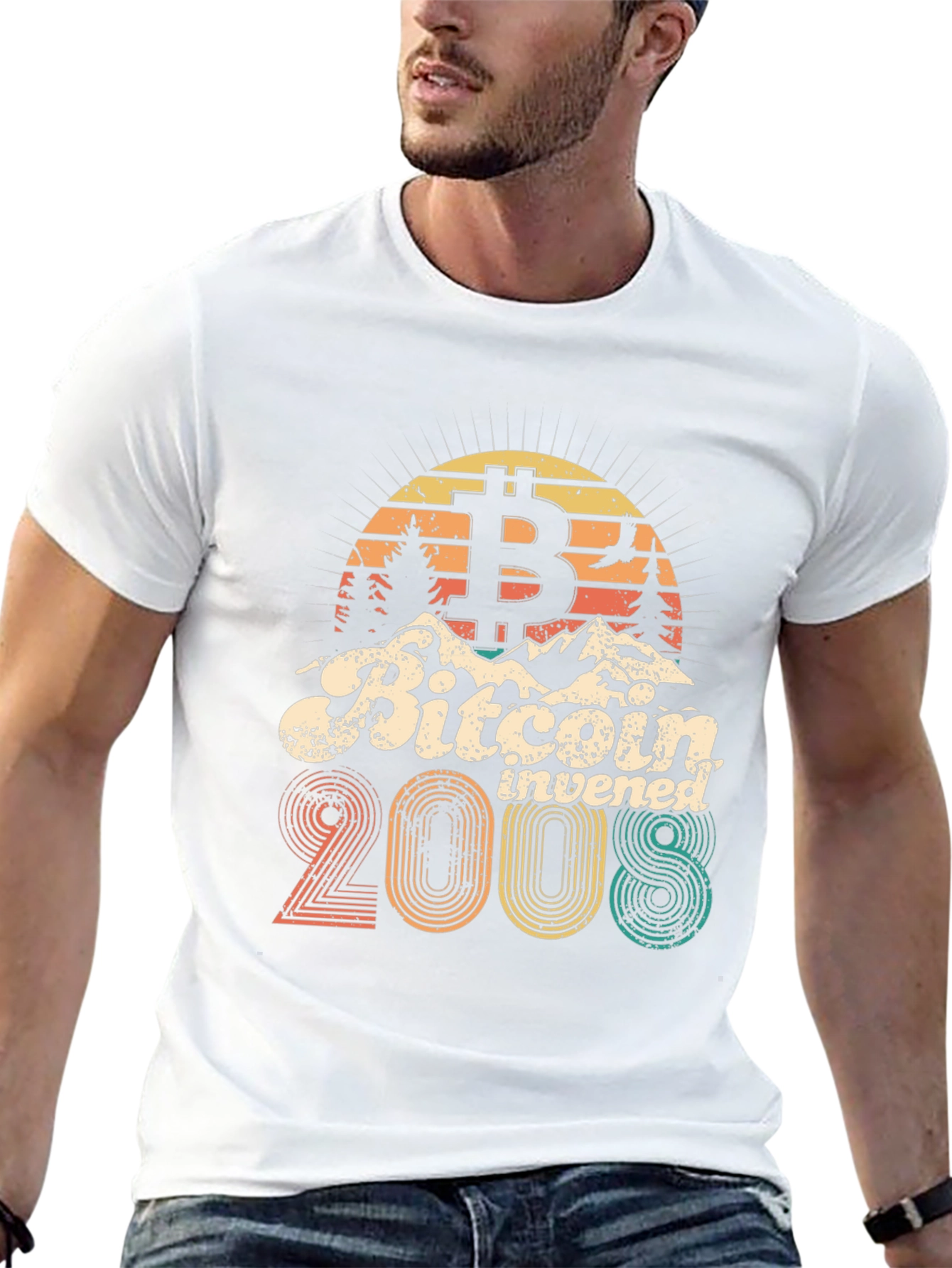 Bitcoin Invented 2008 T-Shirt - Crypto Tee