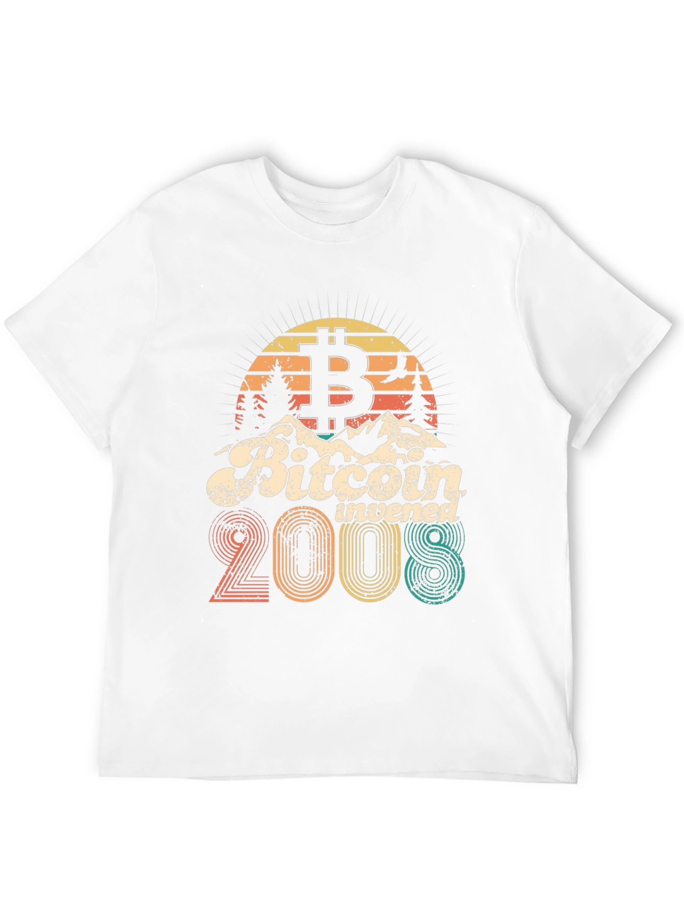 Bitcoin Invented 2008 T-Shirt - Crypto Tee