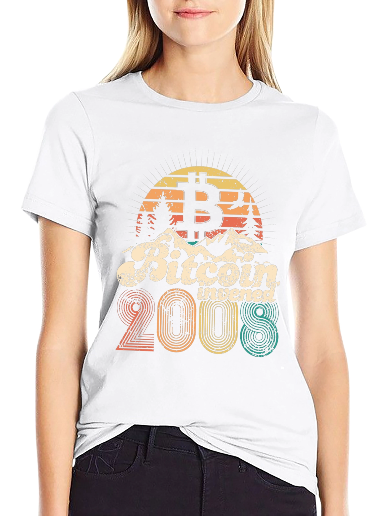 Bitcoin Invented 2008 T-Shirt - Crypto Tee