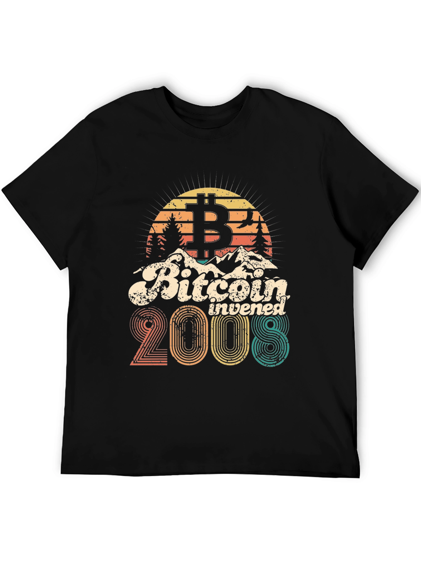 Bitcoin Invented 2008 T-Shirt - Crypto Tee