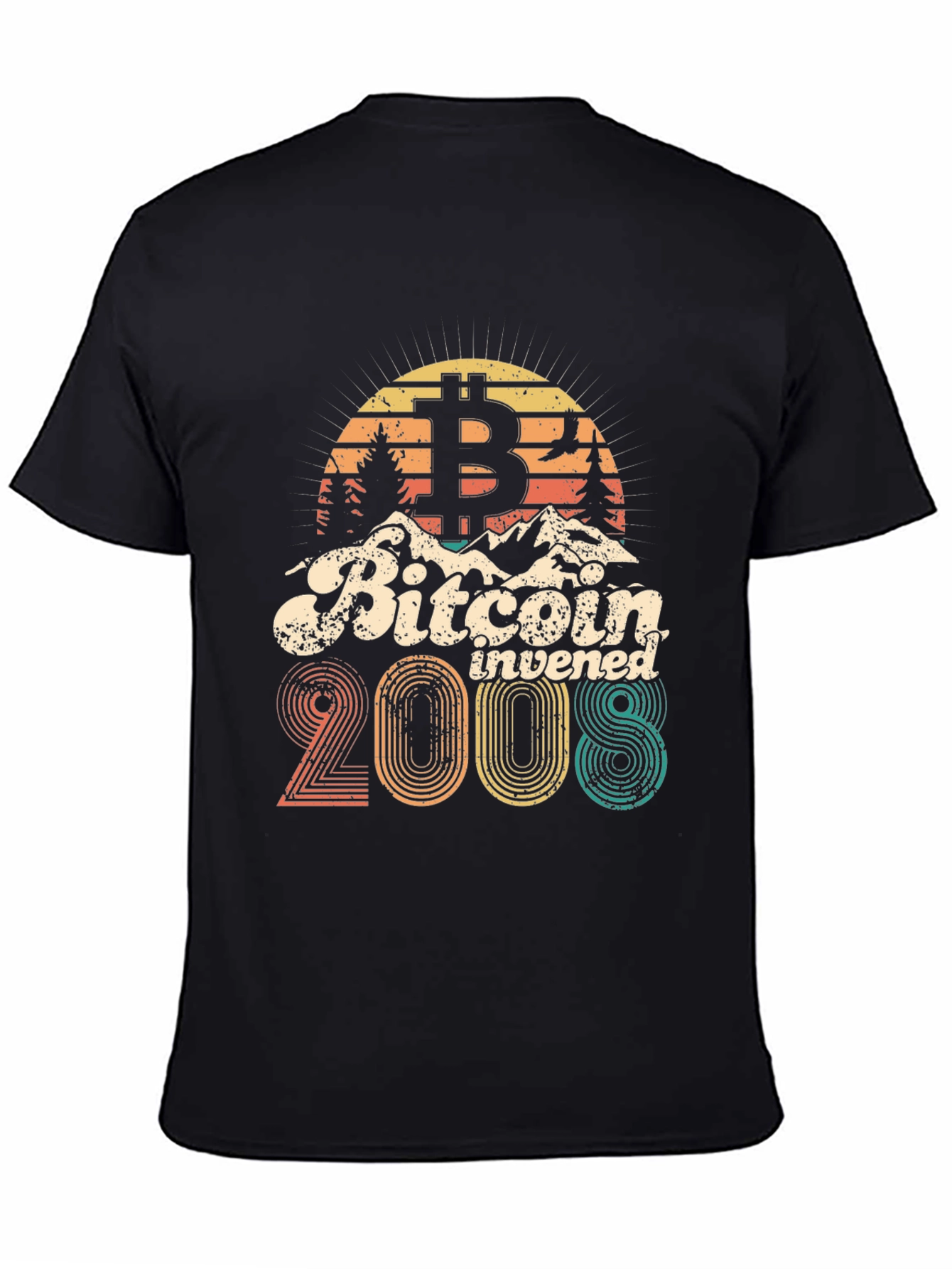 Bitcoin Invented 2008 T-Shirt - Crypto Tee