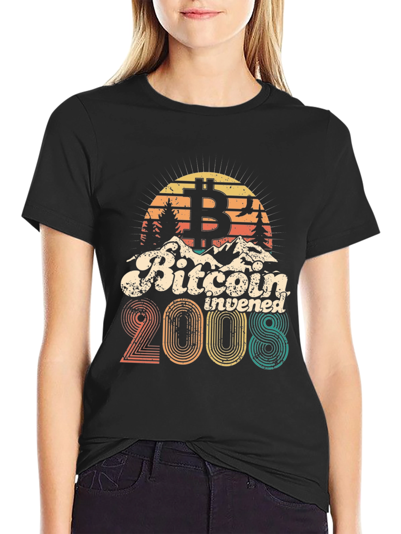 Bitcoin Invented 2008 T-Shirt - Crypto Tee