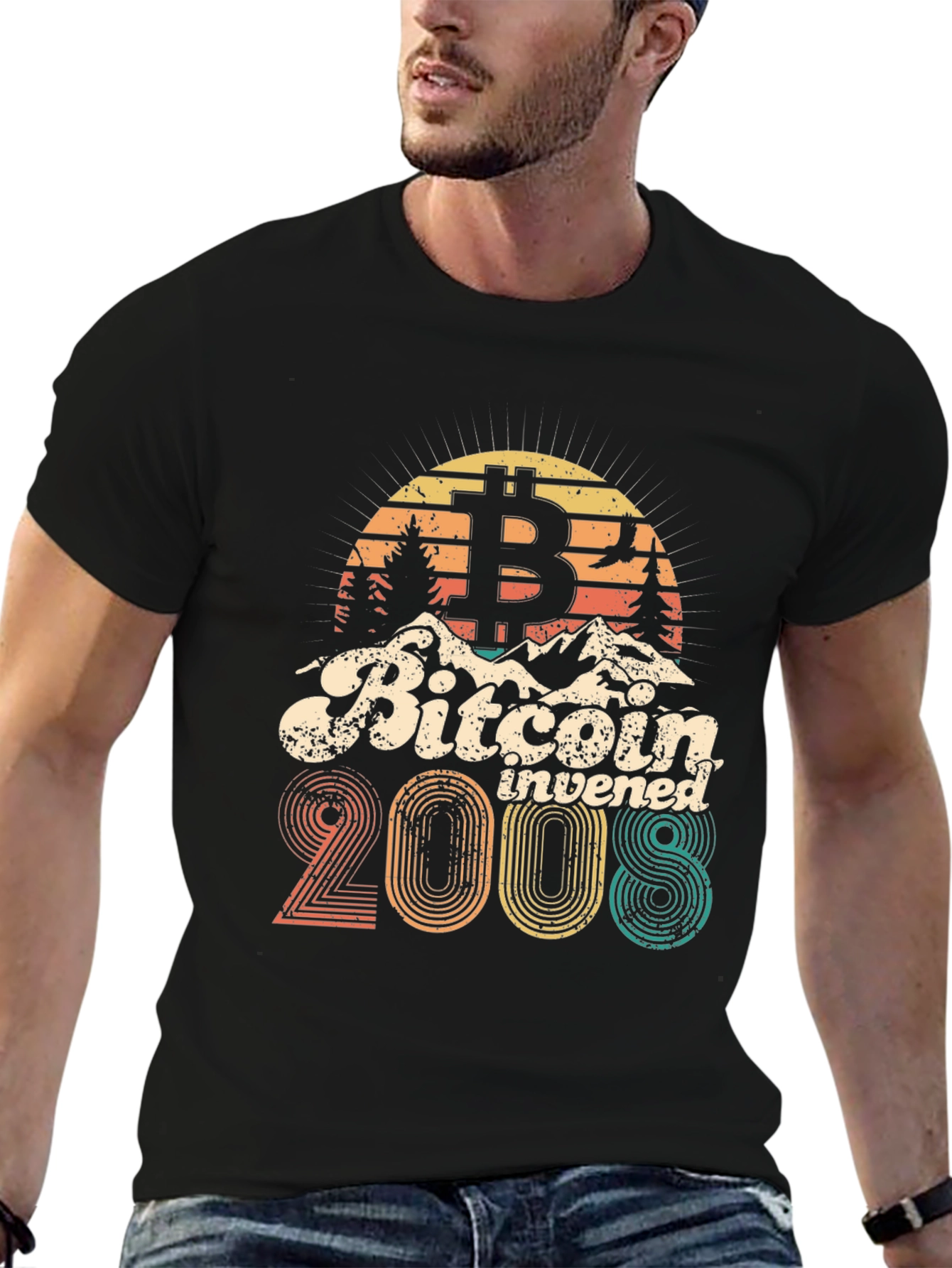 Bitcoin Invented 2008 T-Shirt - Crypto Tee
