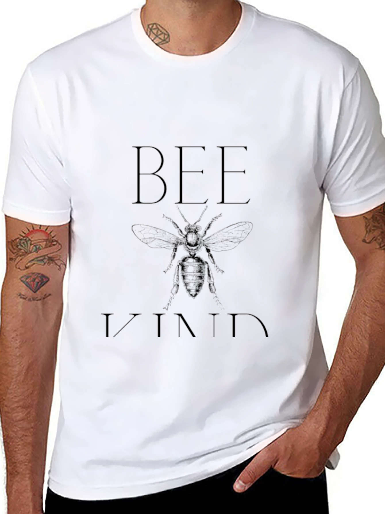 Bee Kind Graphic T-Shirt - Black