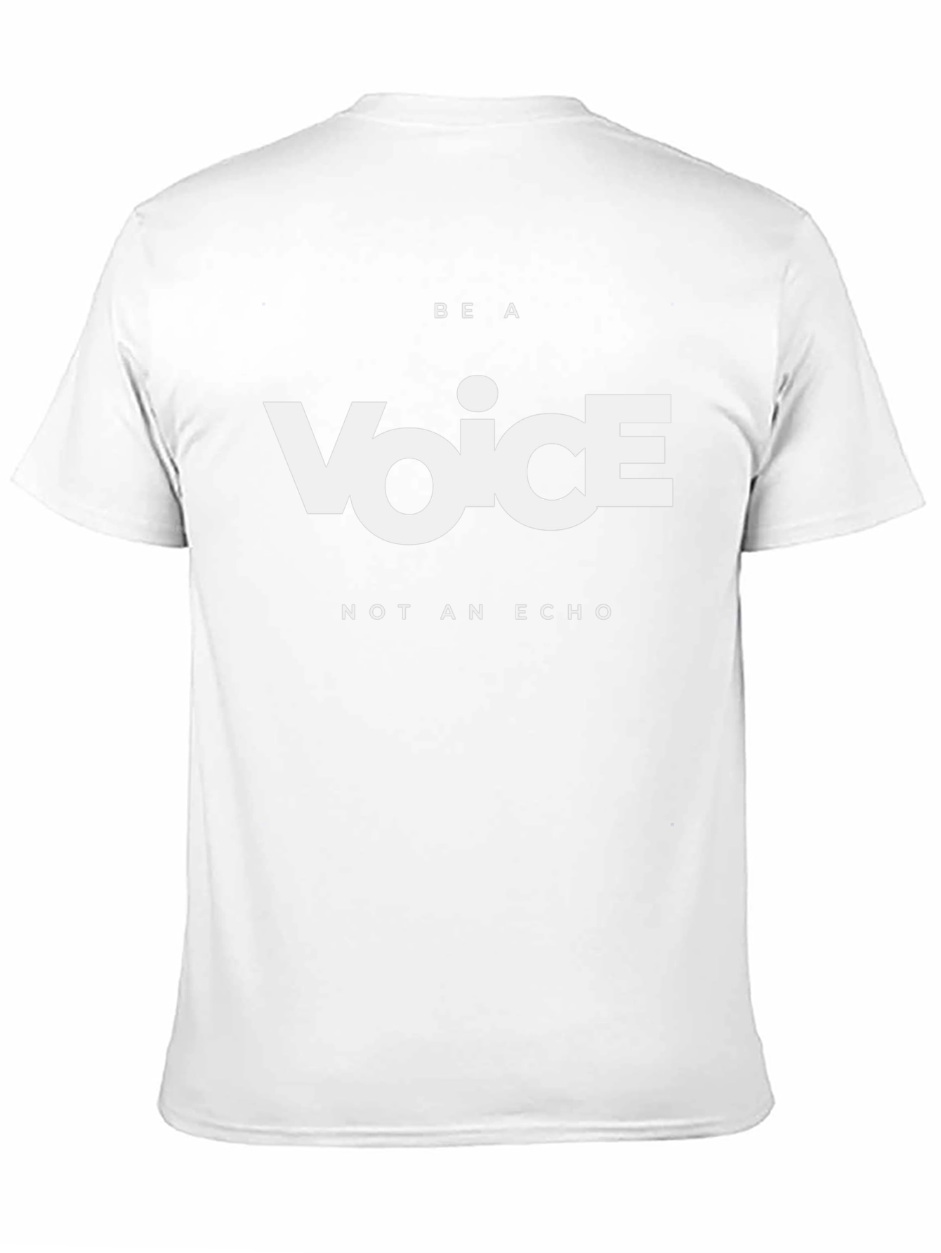 Be a Voice T-Shirt - Motivational Black Tee