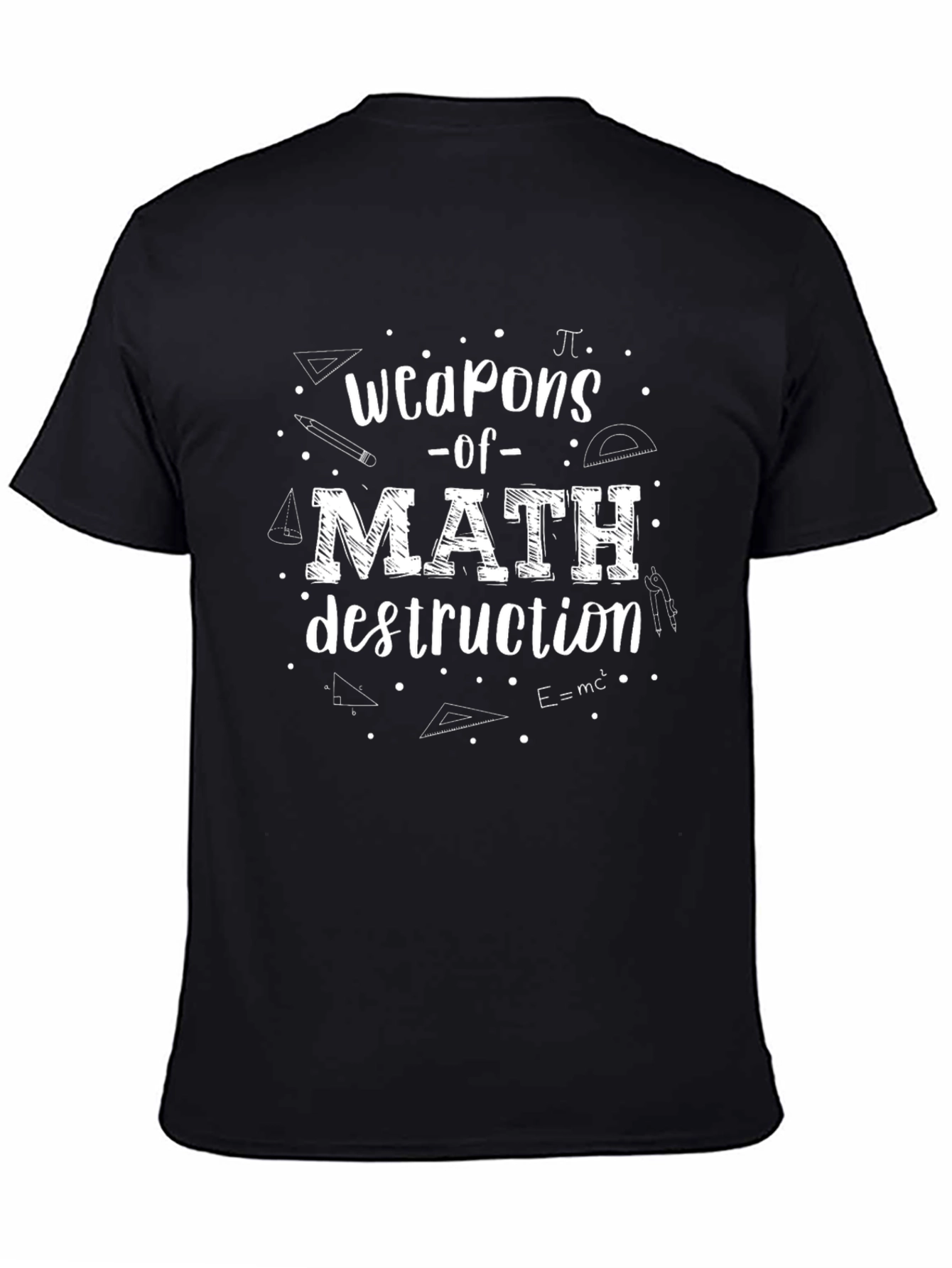 Weapons of Math Destruction T-Shirt - Mens Black Cotton