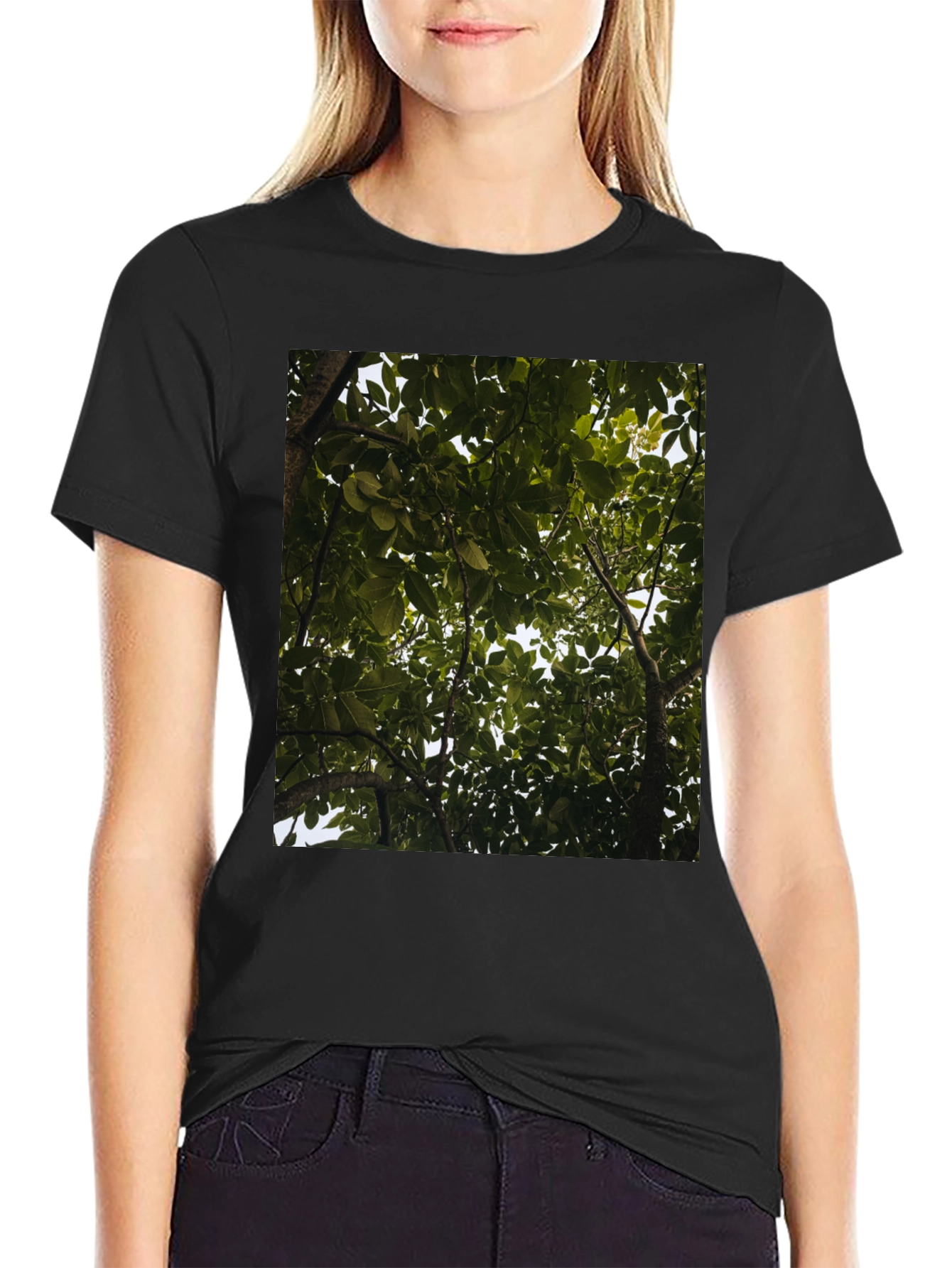 Arboreal View Graphic Tee - Nature Inspired