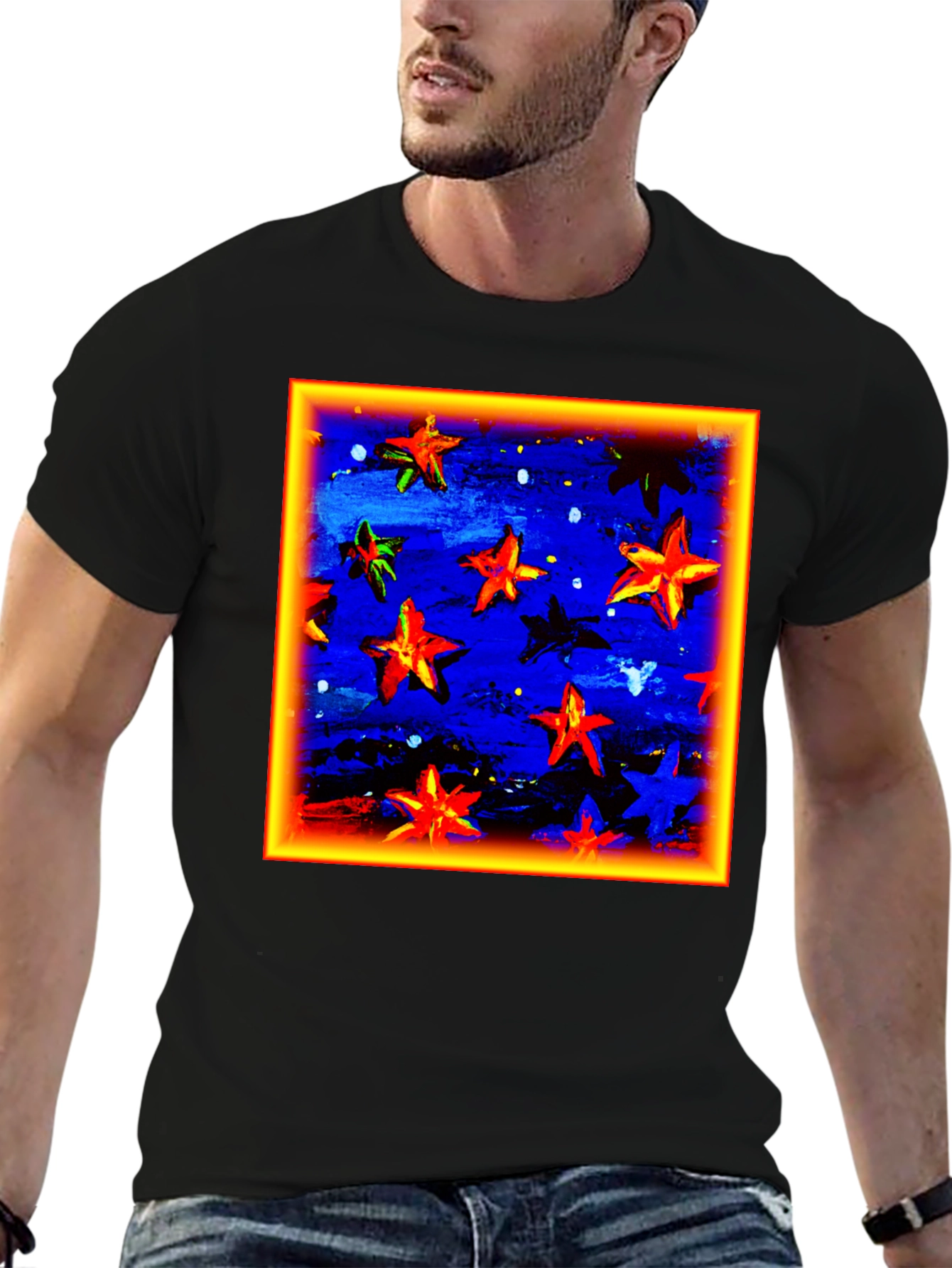 Starry Night Art T-Shirt