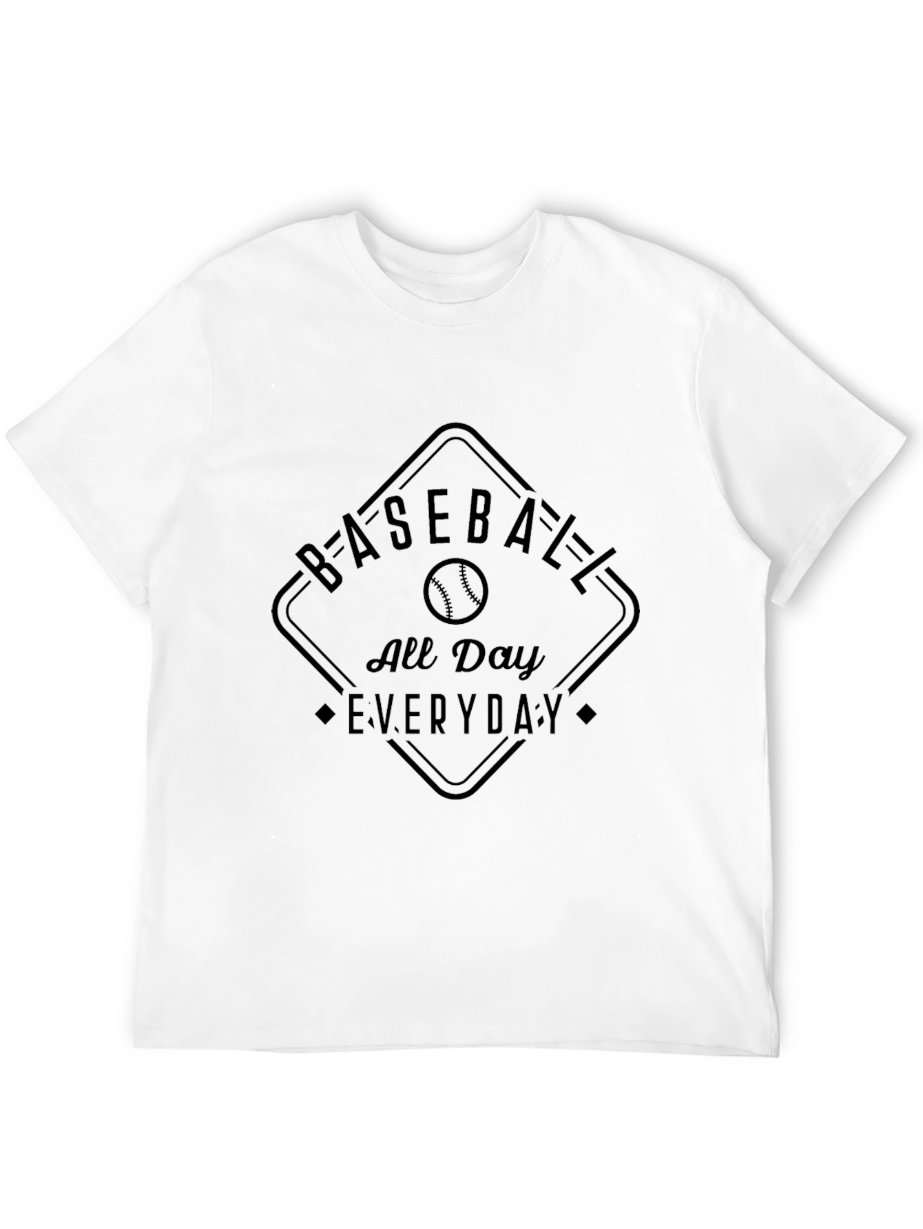 Baseball All Day Everyday Graphic T-Shirt