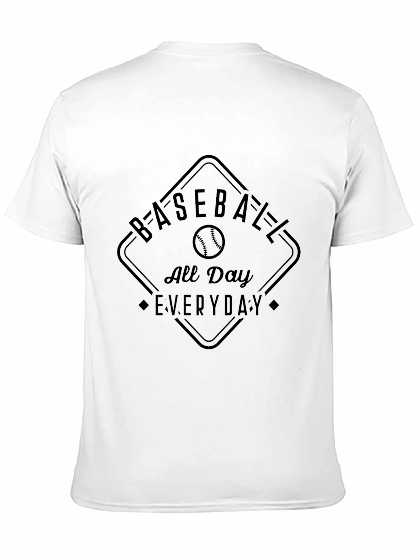 Baseball All Day Everyday Graphic T-Shirt