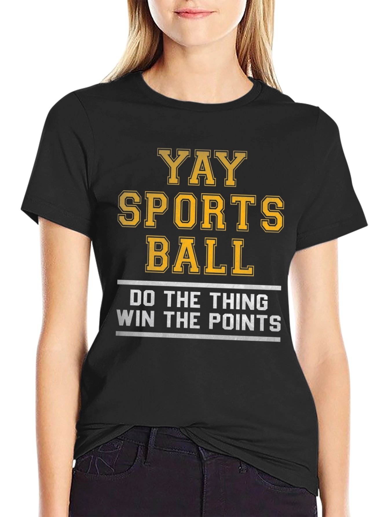 Yay Sports Ball T-Shirt - Funny Athletic Tee