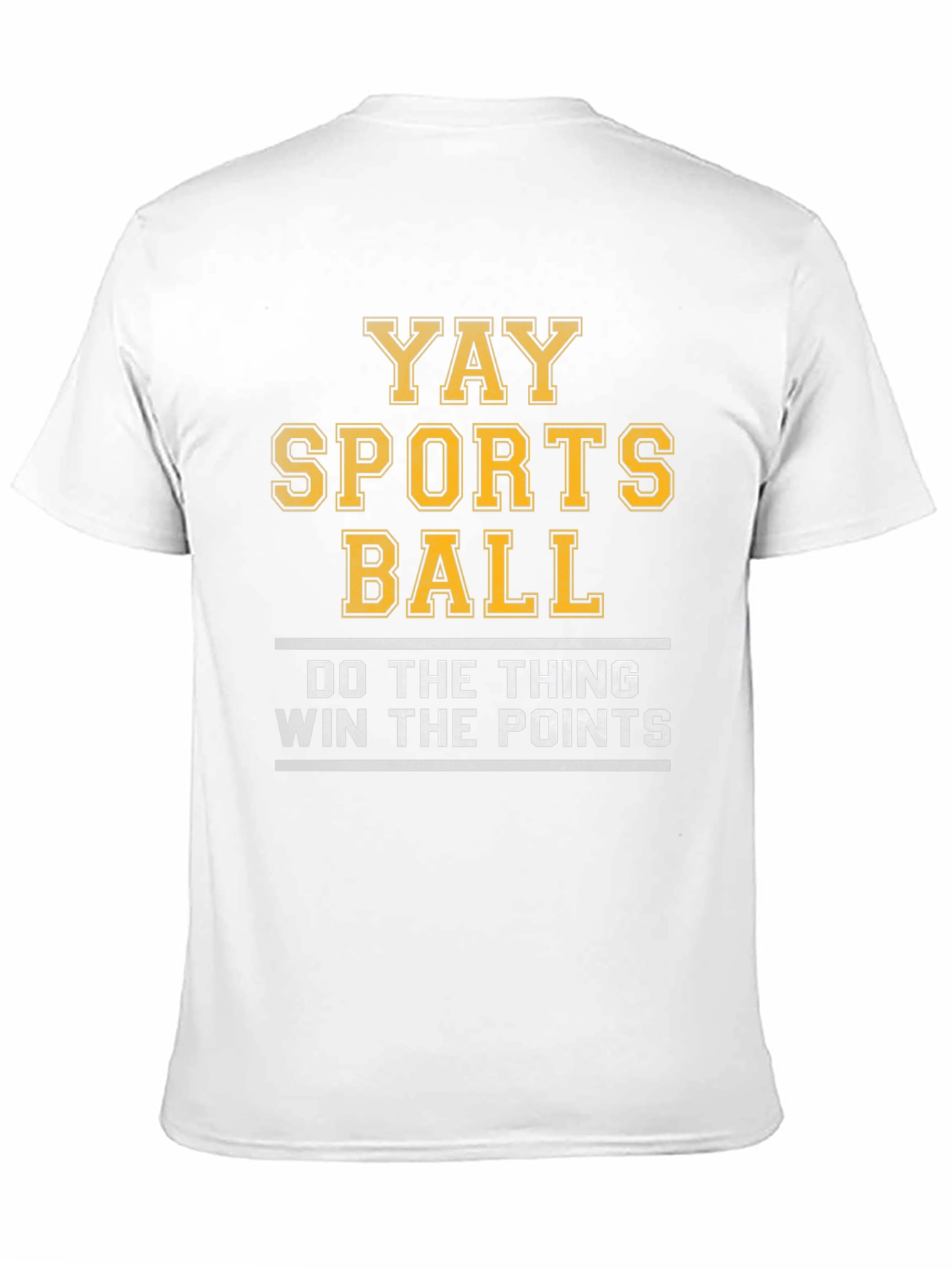 Yay Sports Ball T-Shirt - Funny Athletic Tee
