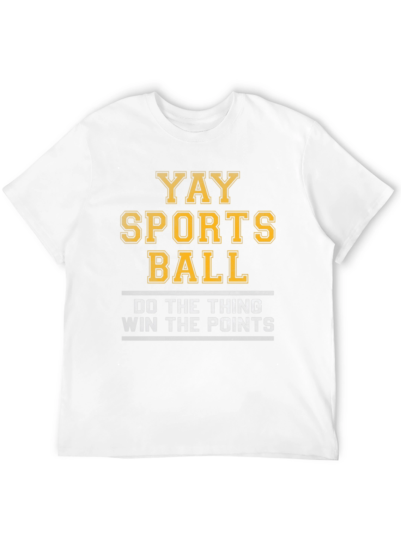 Yay Sports Ball T-Shirt - Funny Athletic Tee