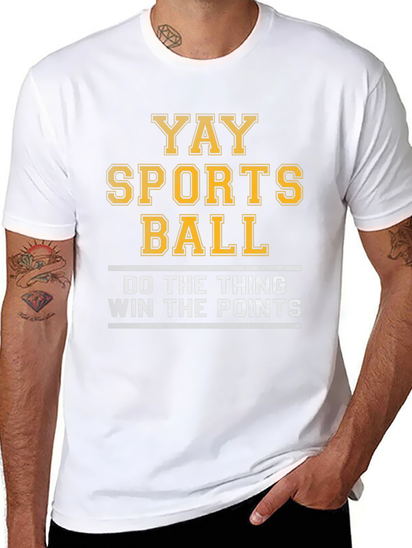 Yay Sports Ball T-Shirt - Funny Athletic Tee