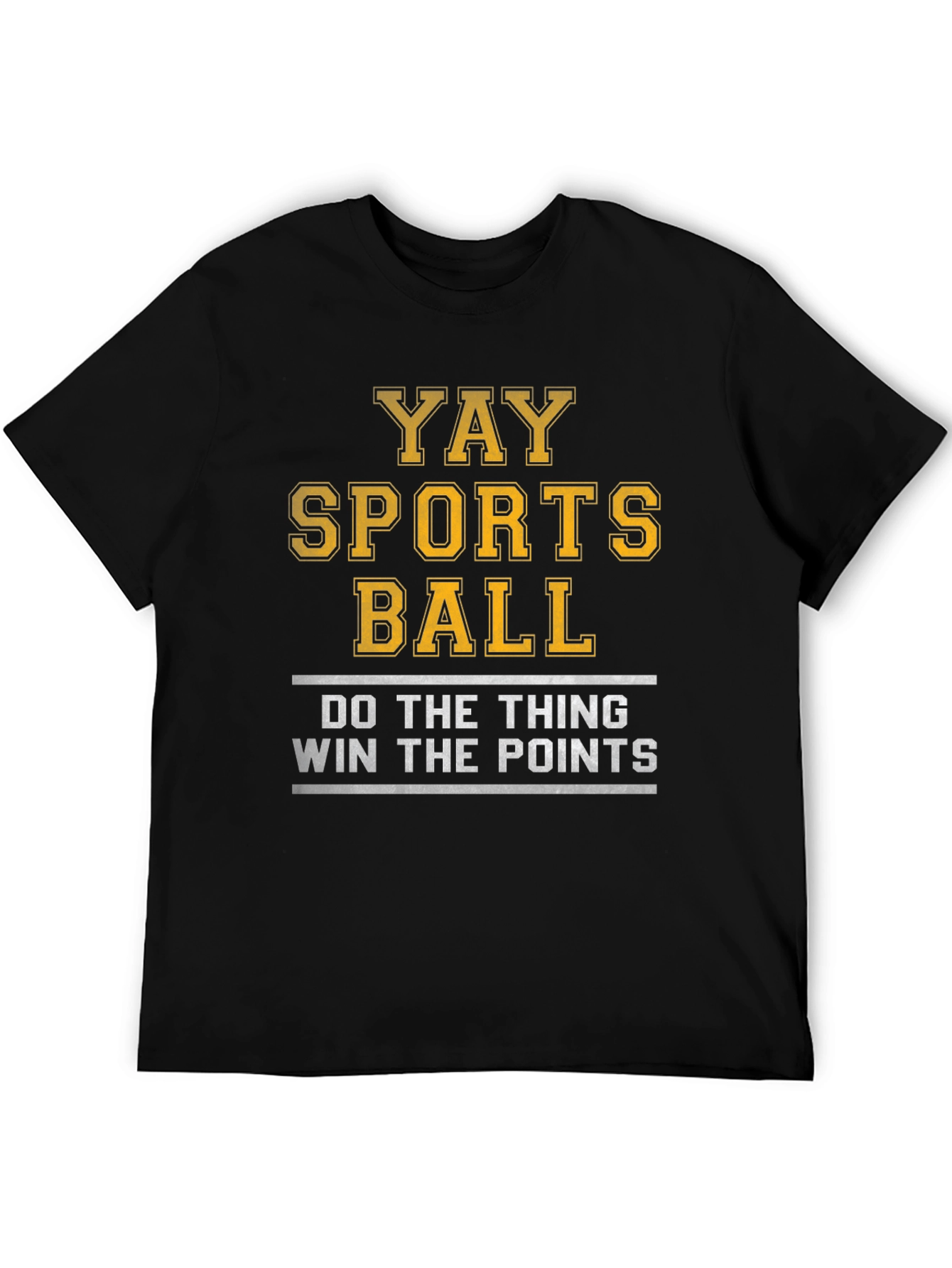 Yay Sports Ball T-Shirt - Funny Athletic Tee