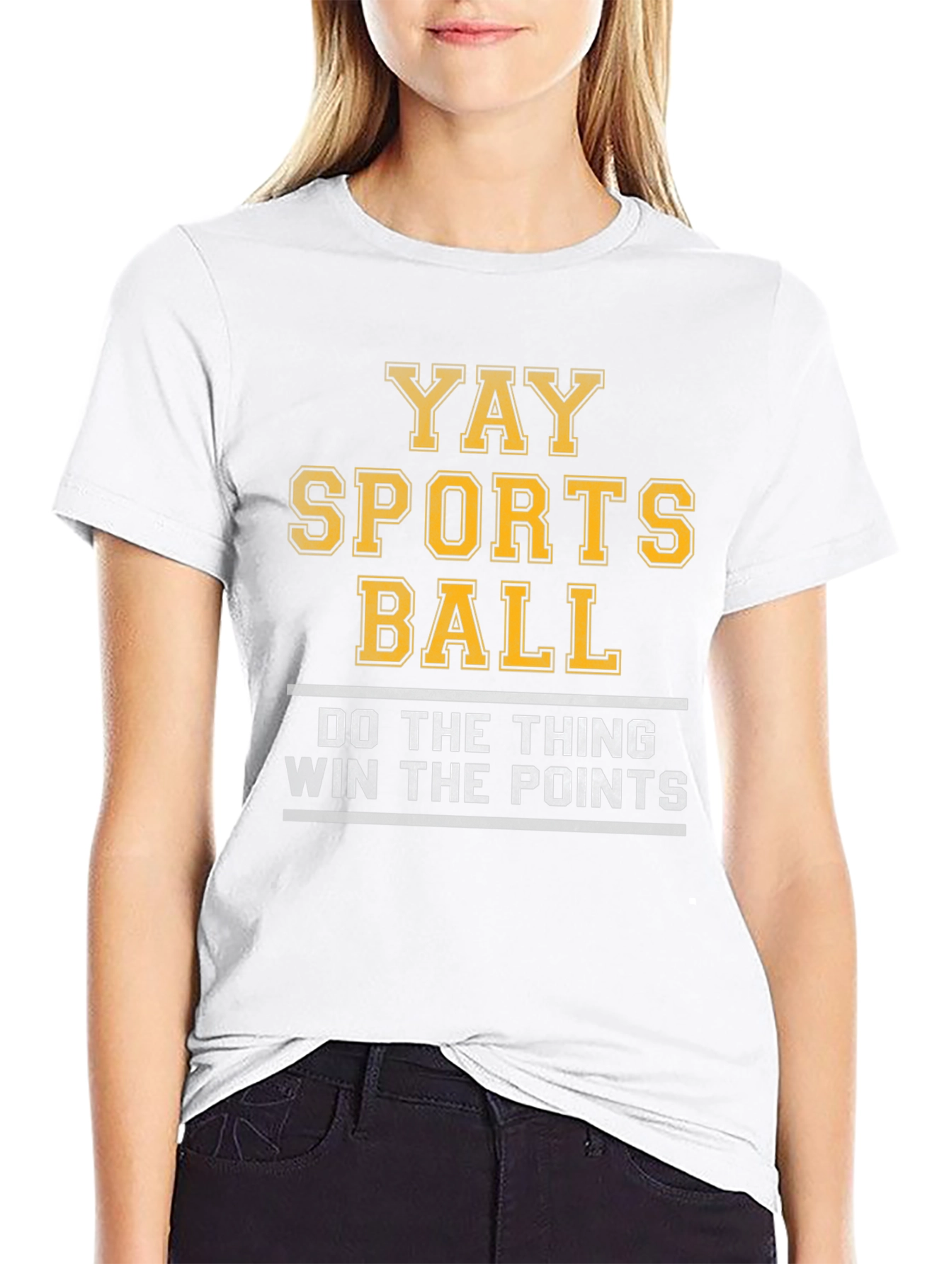 Yay Sports Ball T-Shirt - Funny Athletic Tee