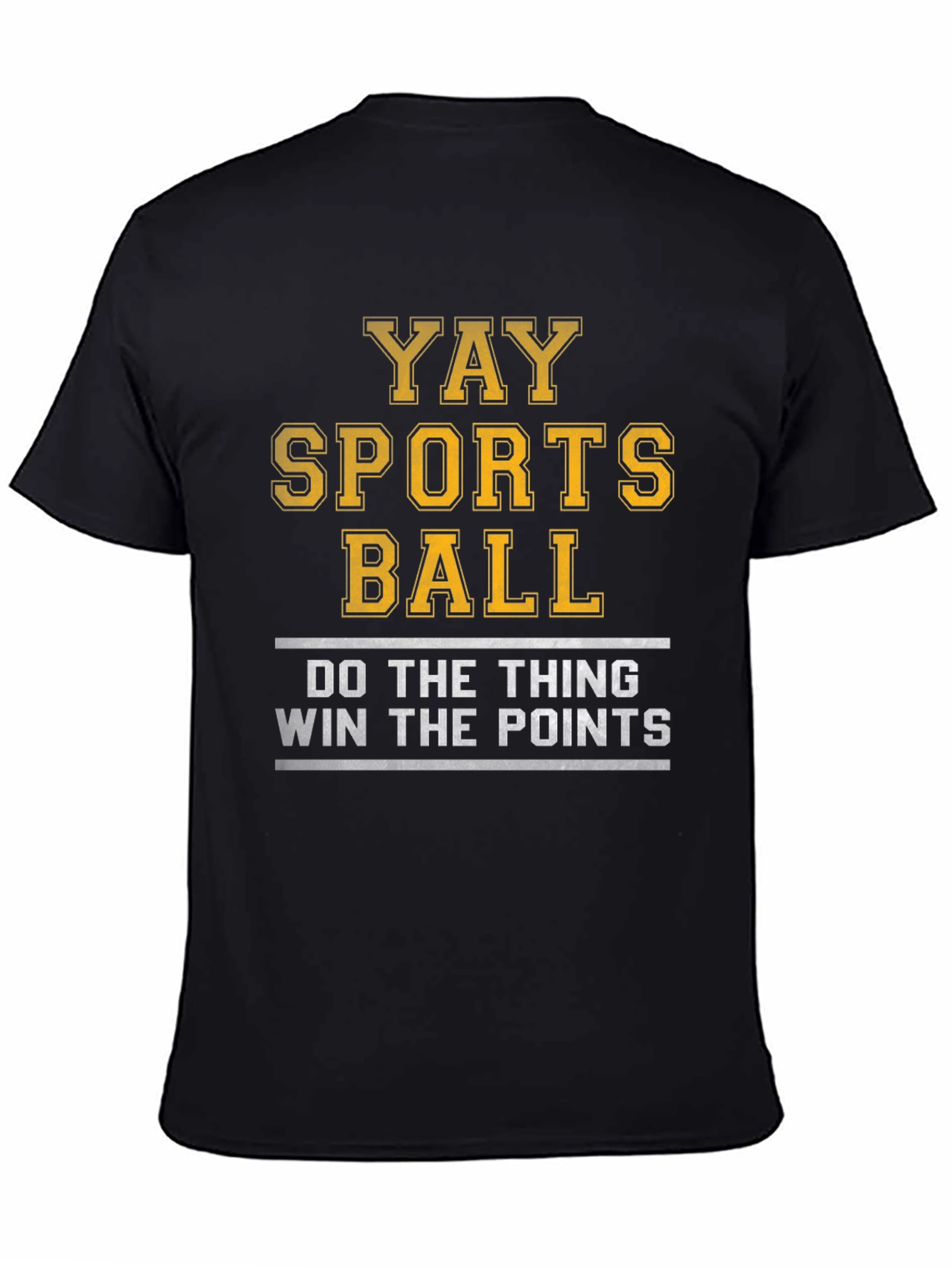Yay Sports Ball T-Shirt - Funny Athletic Tee