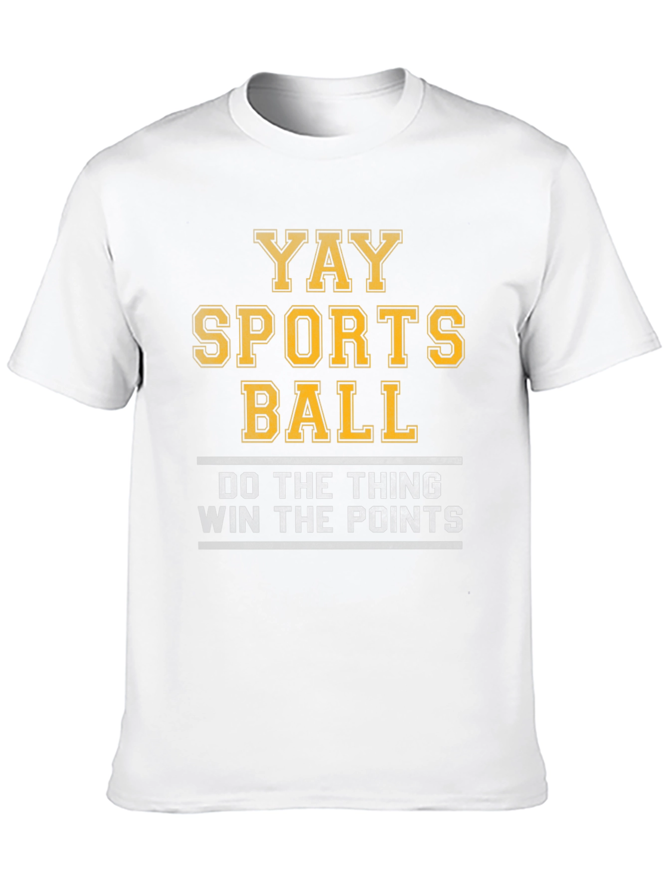Yay Sports Ball T-Shirt - Funny Athletic Tee