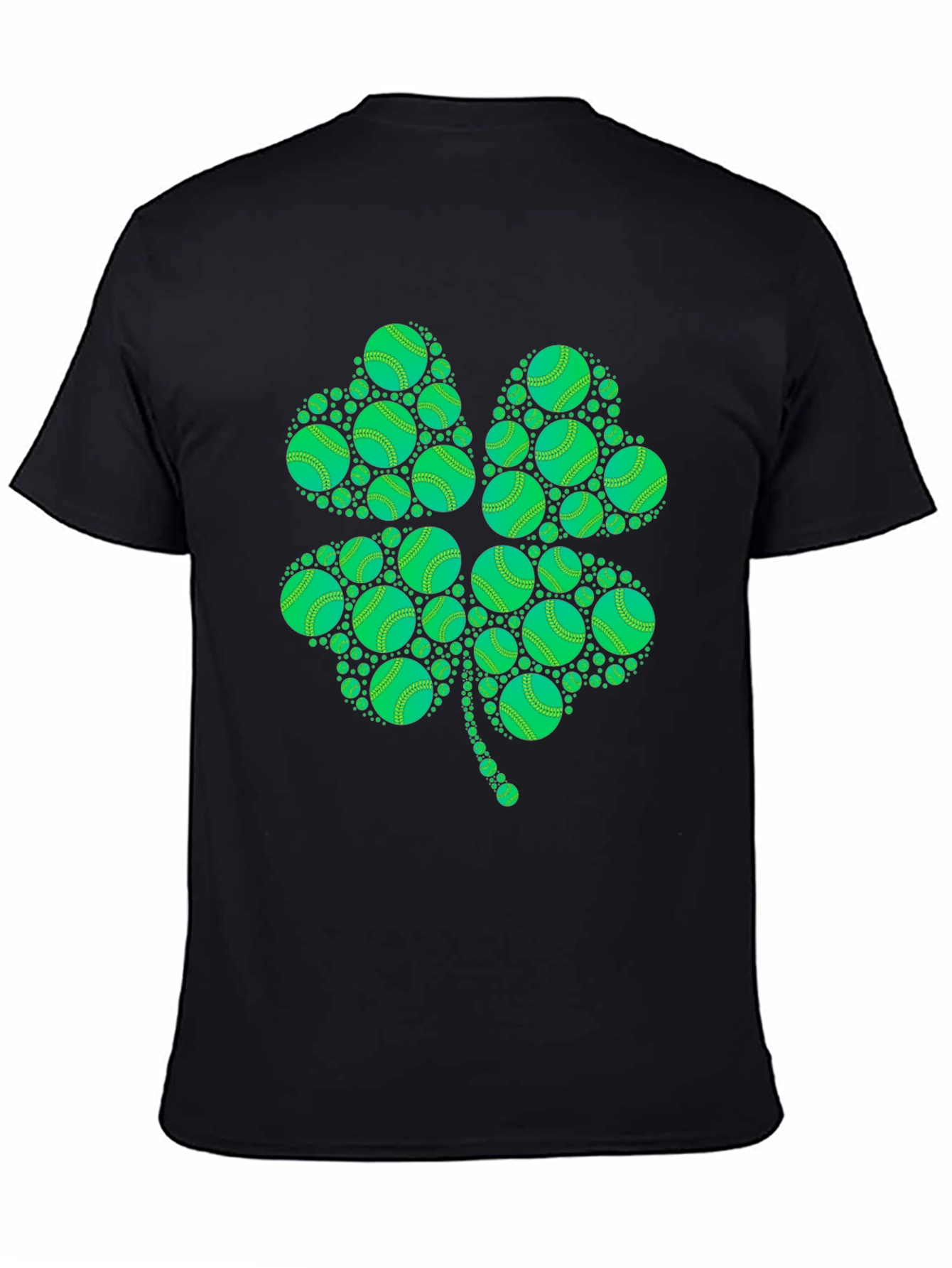St. Patricks Day Clover T-Shirt - Novelty Design