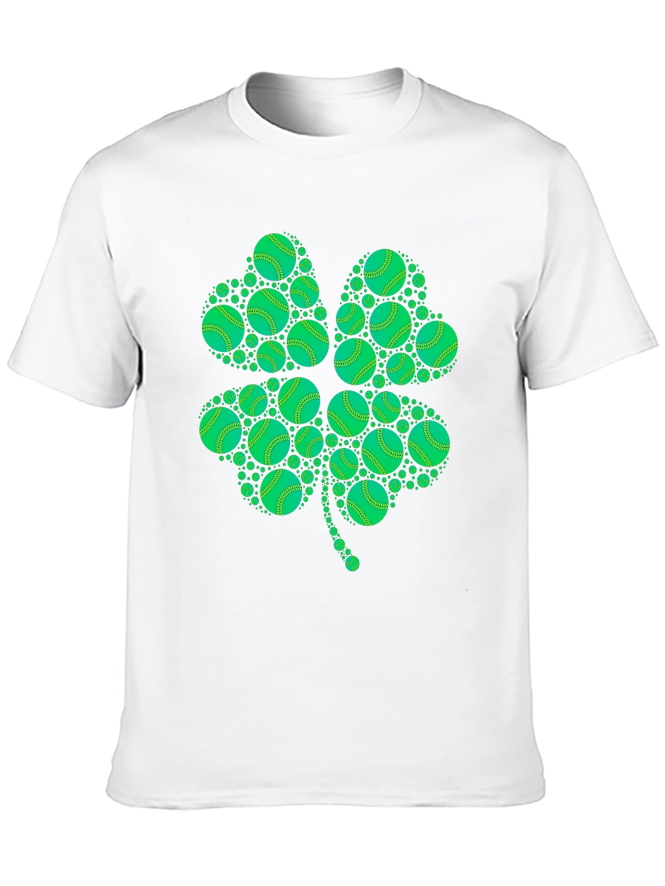 St. Patricks Day Clover T-Shirt - Novelty Design