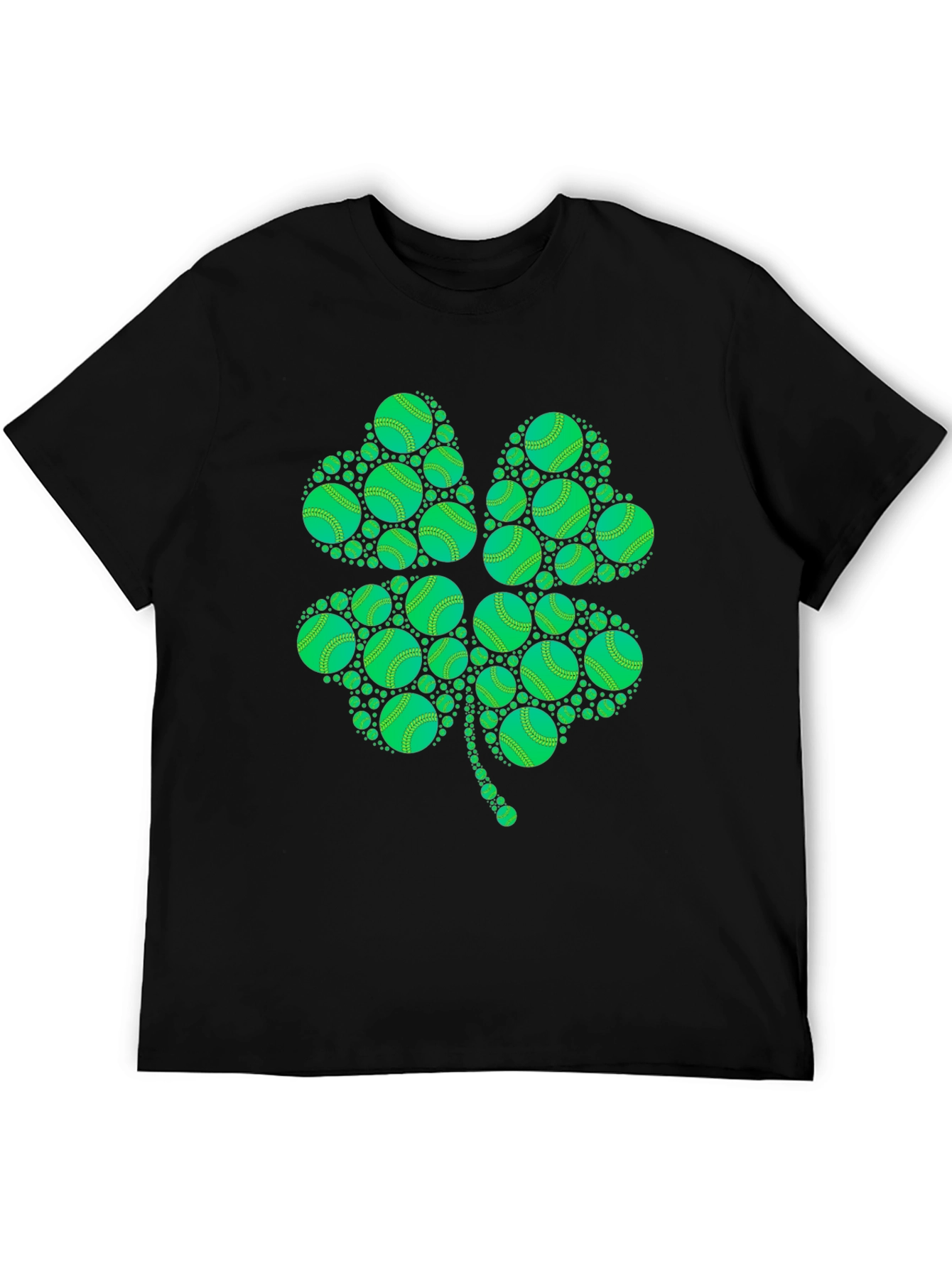 St. Patricks Day Clover T-Shirt - Novelty Design