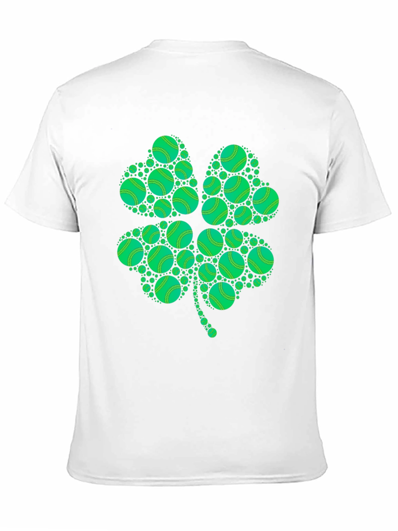 St. Patricks Day Clover T-Shirt - Novelty Design