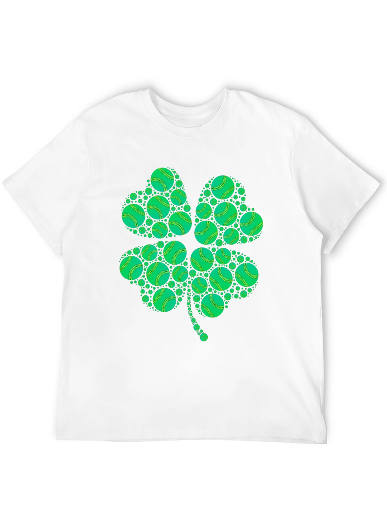 St. Patricks Day Clover T-Shirt - Novelty Design