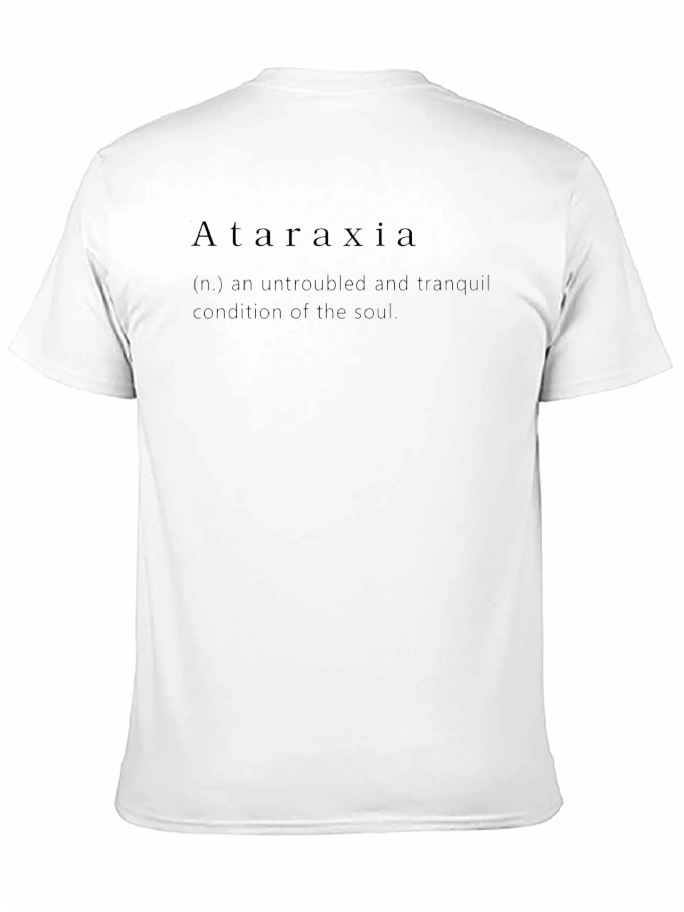 Ataraxia Graphic Print Black T-Shirt