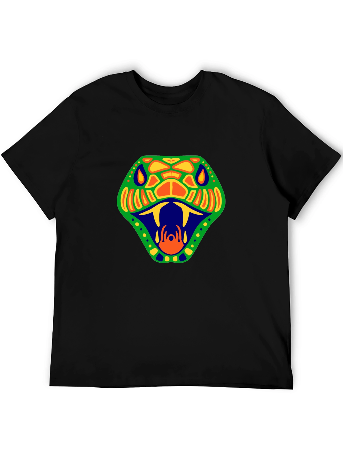 Stylish Snake Graphic Tee - Bold Design