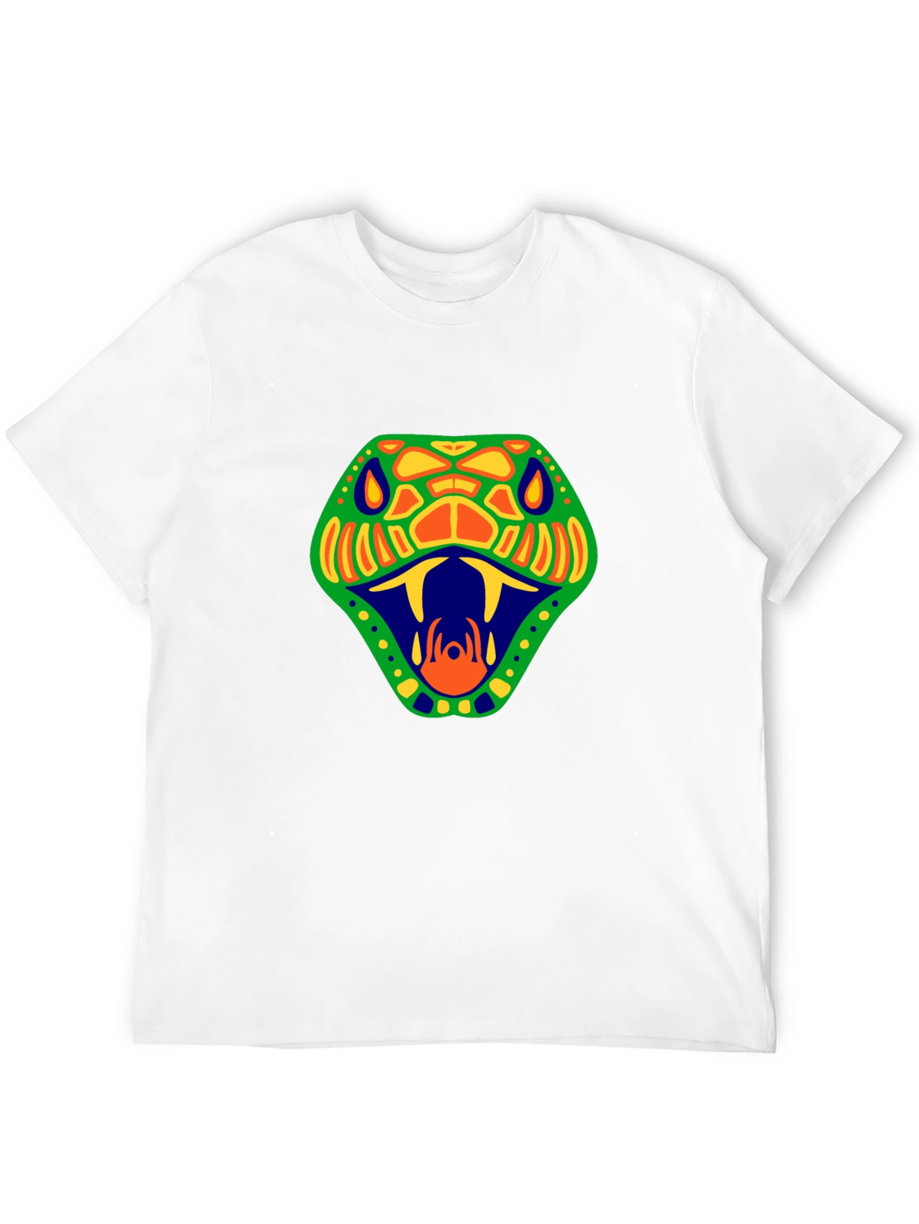 Stylish Snake Graphic Tee - Bold Design