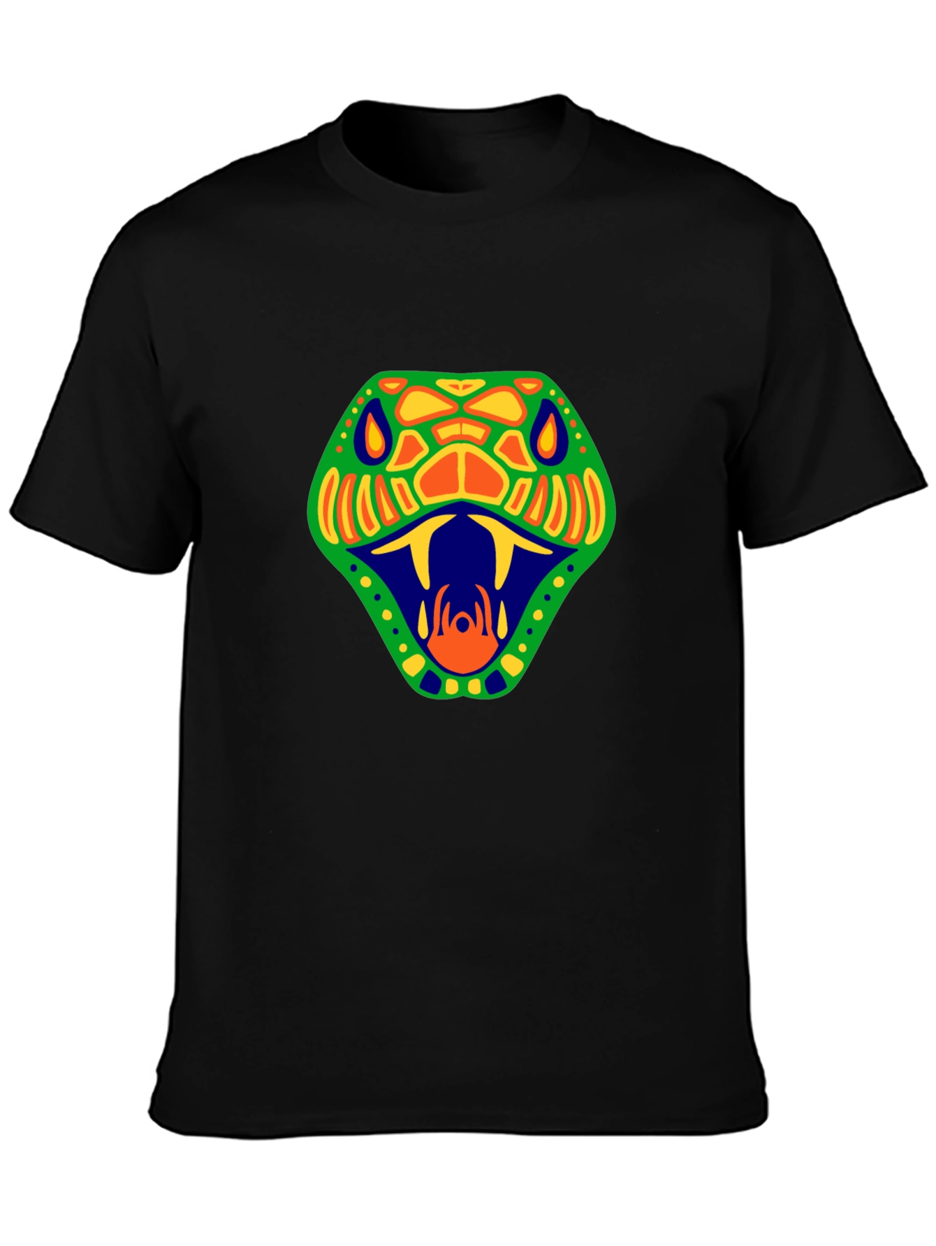 Stylish Snake Graphic Tee - Bold Design