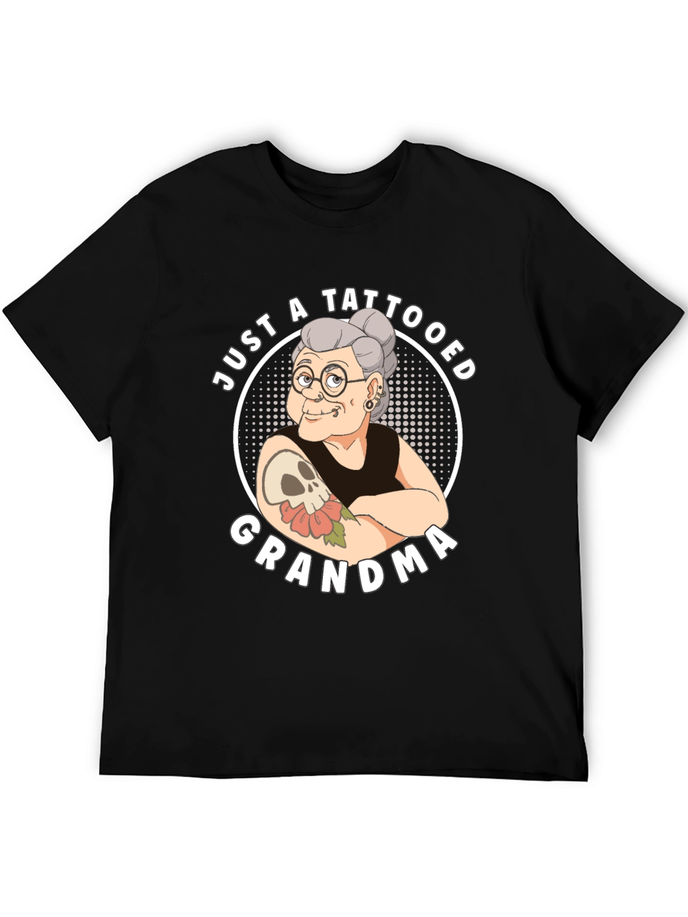 Tattooed Grandma T-Shirt - Funny Graphic Tee