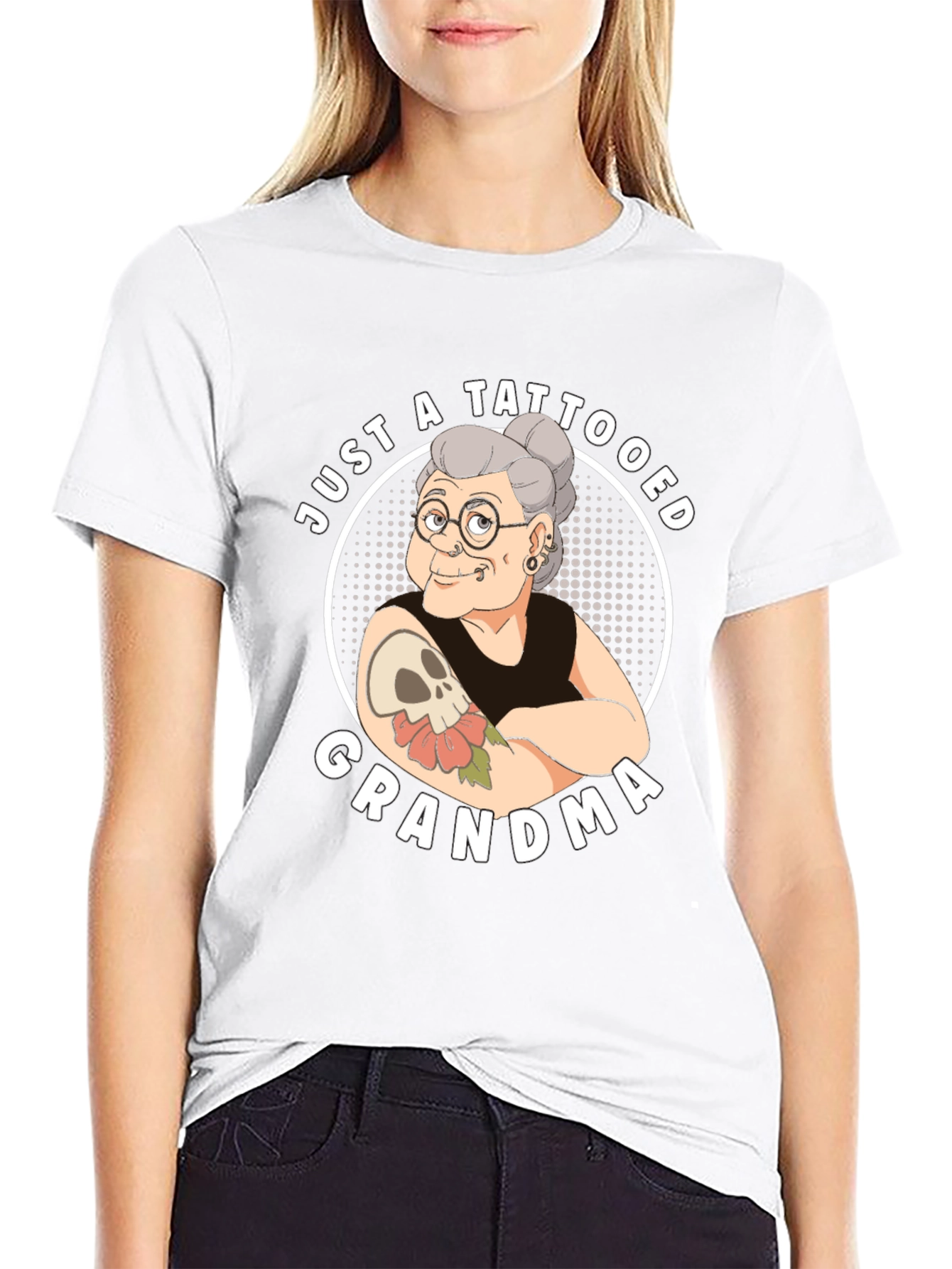Tattooed Grandma T-Shirt - Funny Graphic Tee
